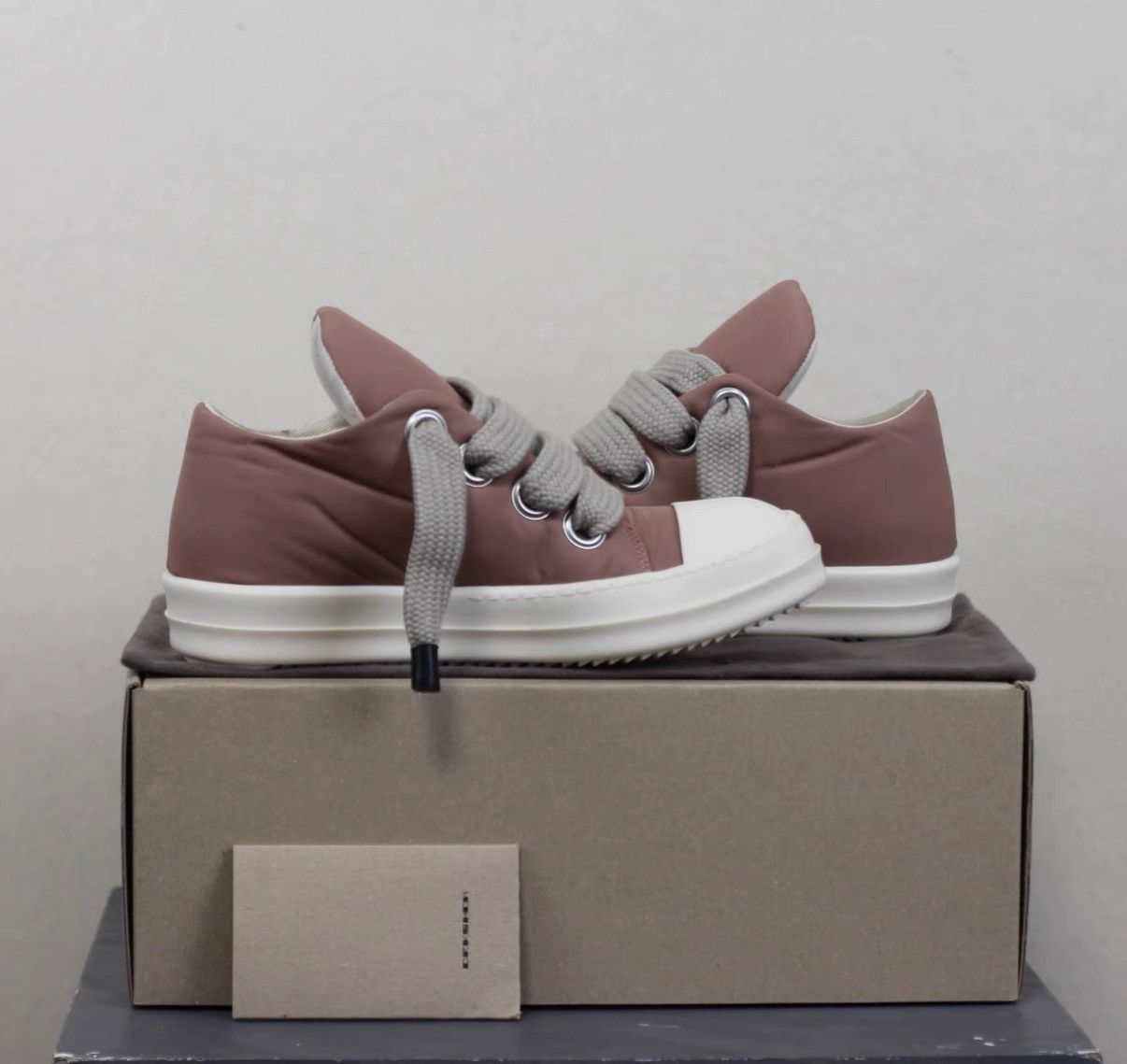 Rick Owens Rick Owens DRKSHDW Thick-Lace Puffer Sneakers Size US 6.5 / EU 39-40 - 4 Thumbnail