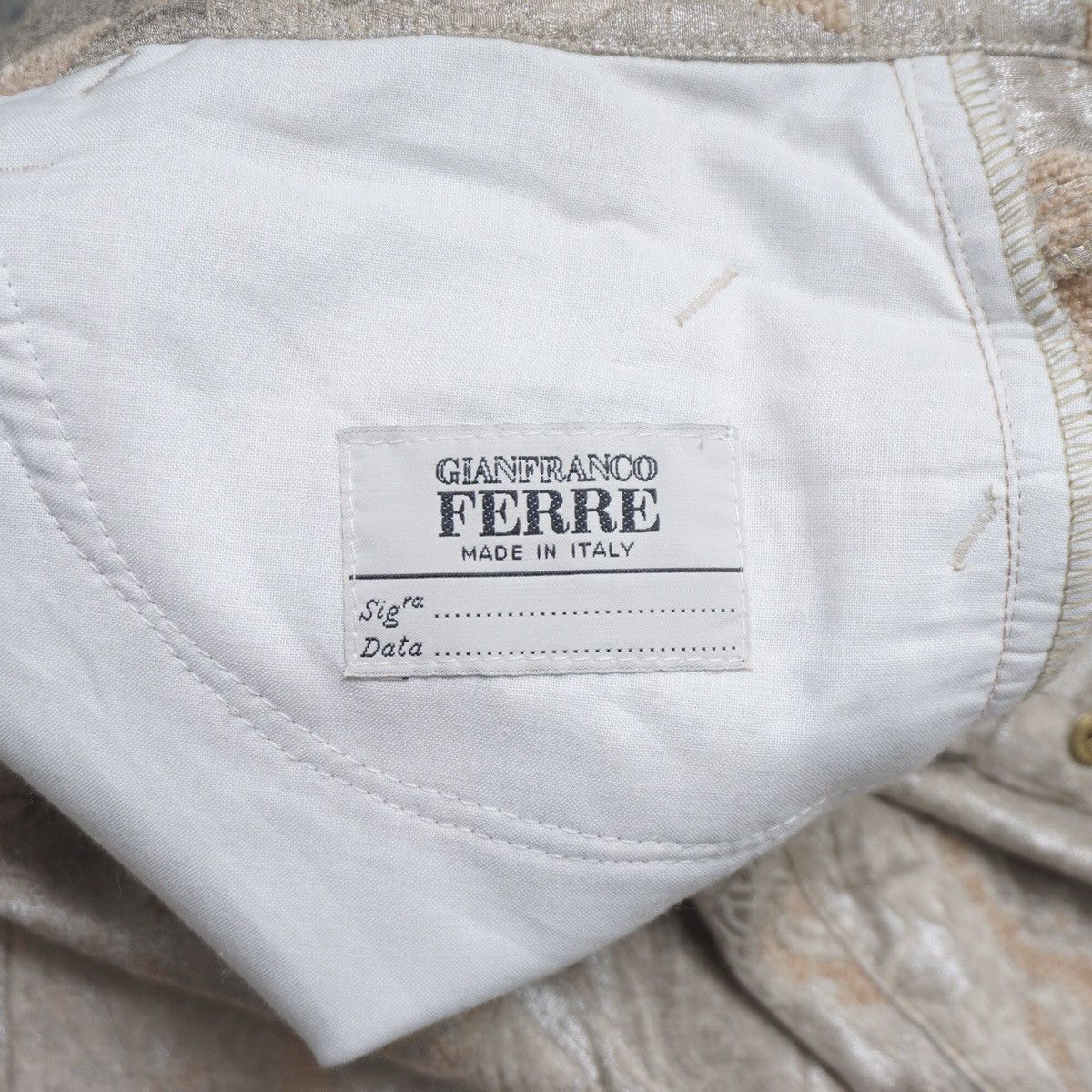 Gianfranco Ferre × Vintage Vintage Gianfranco Ferree Floral woven Pant Size 28" / US 6 / IT 42 - 9 Thumbnail