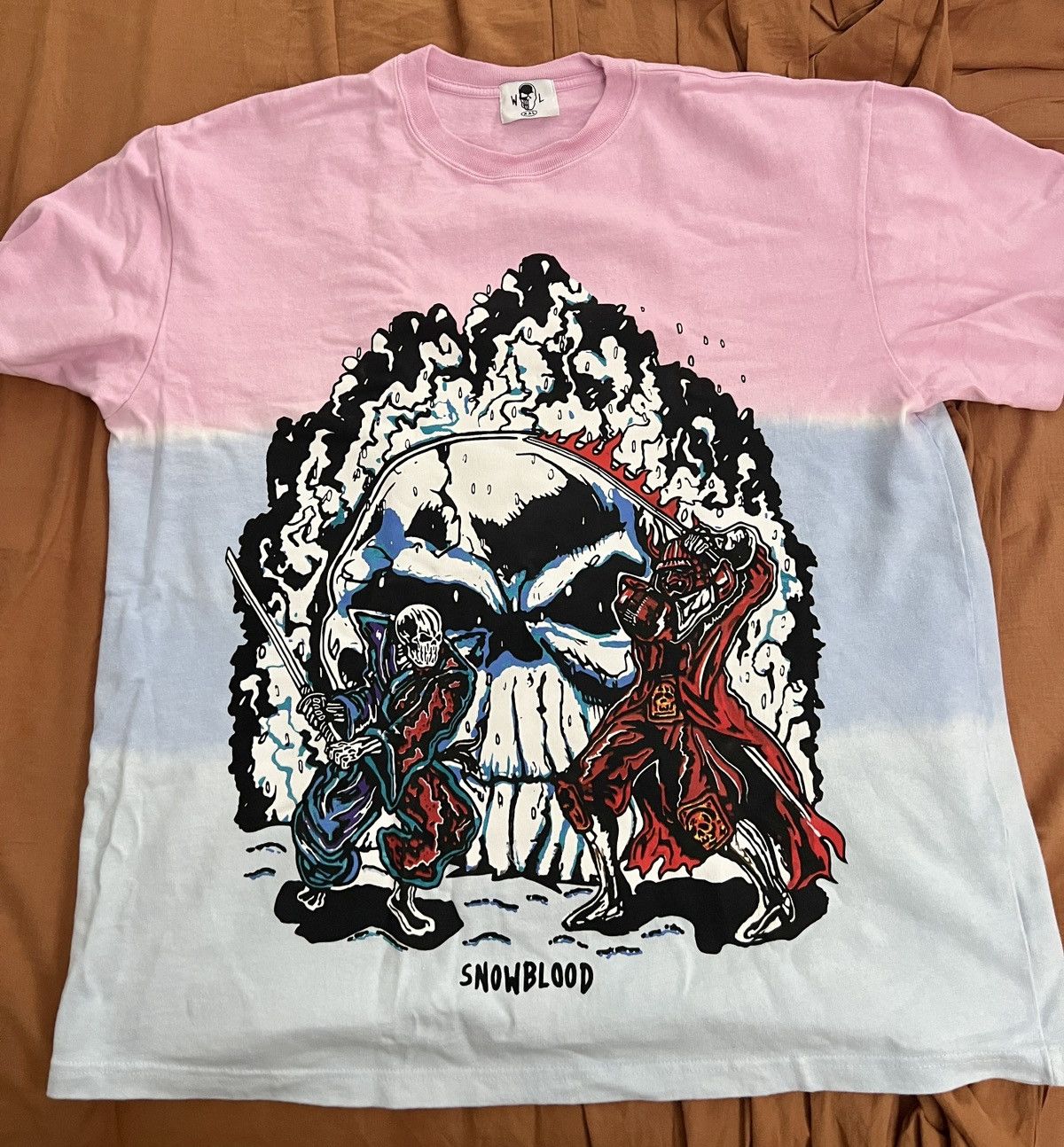 Warren Lotas Warren Lotas Snow Blood Tie Dye T-Shirt Size US XXL / EU 58 / 5 - 1 Thumbnail