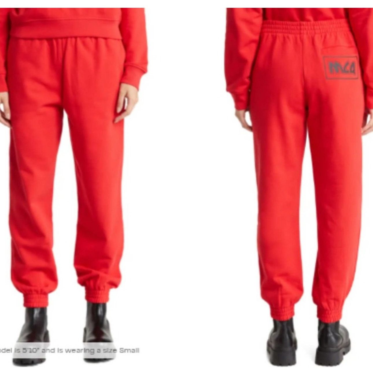 Alexander McQueen New Mcq By Alexander Mcqueen Joggers Sweatpants Cotton Red M Size US 32 / EU 48 - 1 Thumbnail