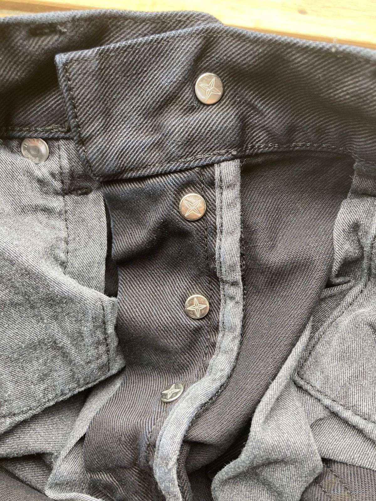 Massimo Osti Archive Stone Island Blue Black Casual Jeans Size US 32 / EU 48 - 15 Thumbnail