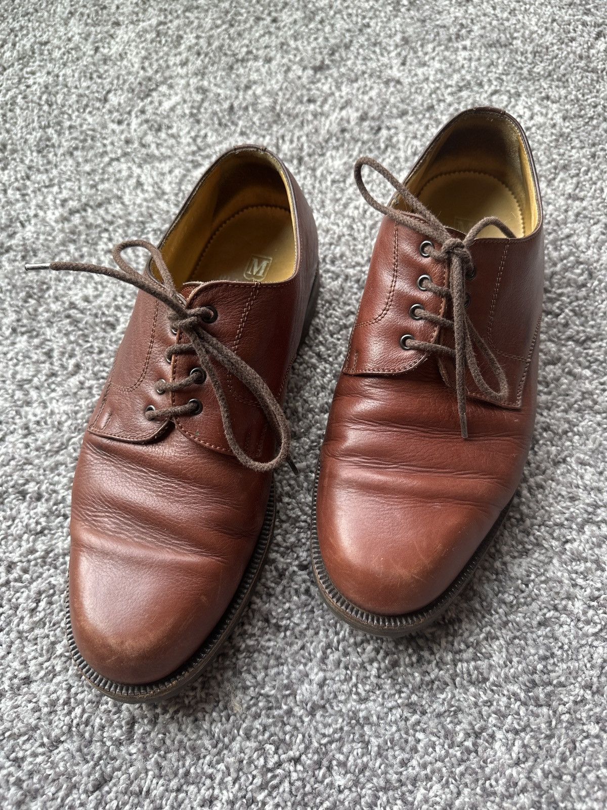 Bruno Magli Locascio Cap Toe Mens Size 10.5M Dress Shoes Brown Leather Italy Bruno Magli Bruno Magli  main image 3