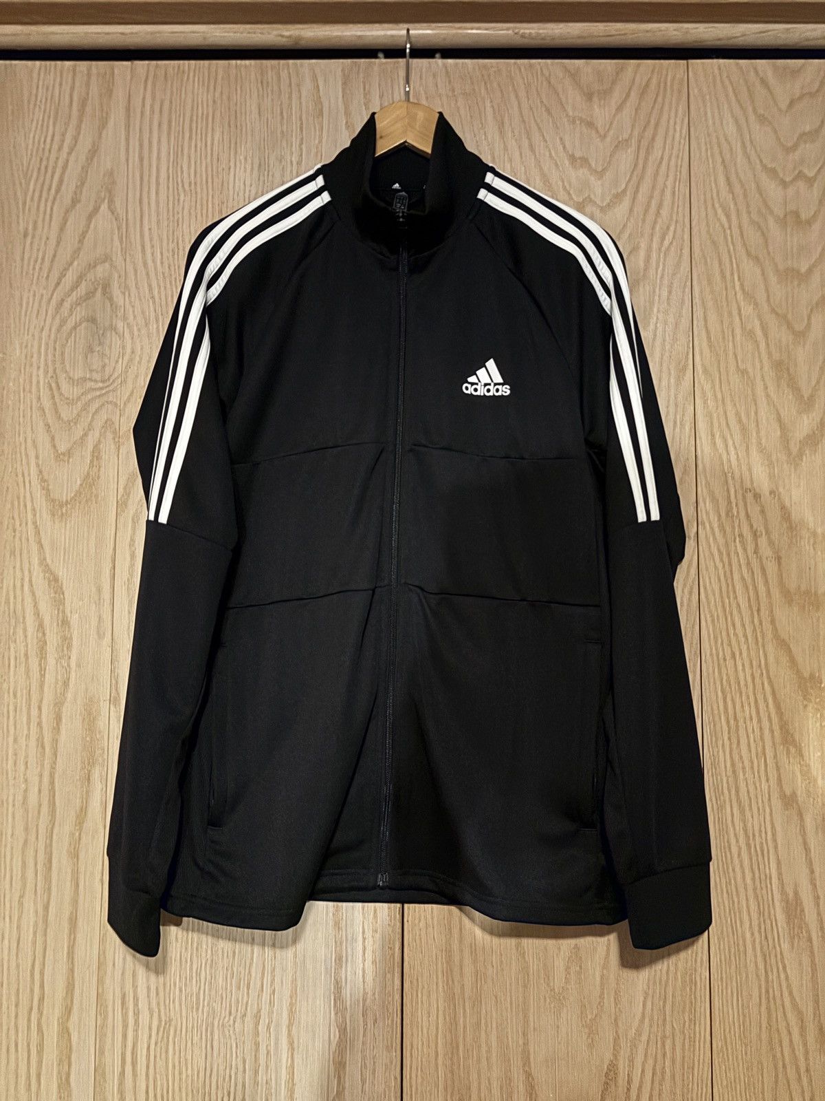 Adidas Adidas Black Track Jacket Size Large Size US L / EU 52-54 / 3 - 1 Thumbnail