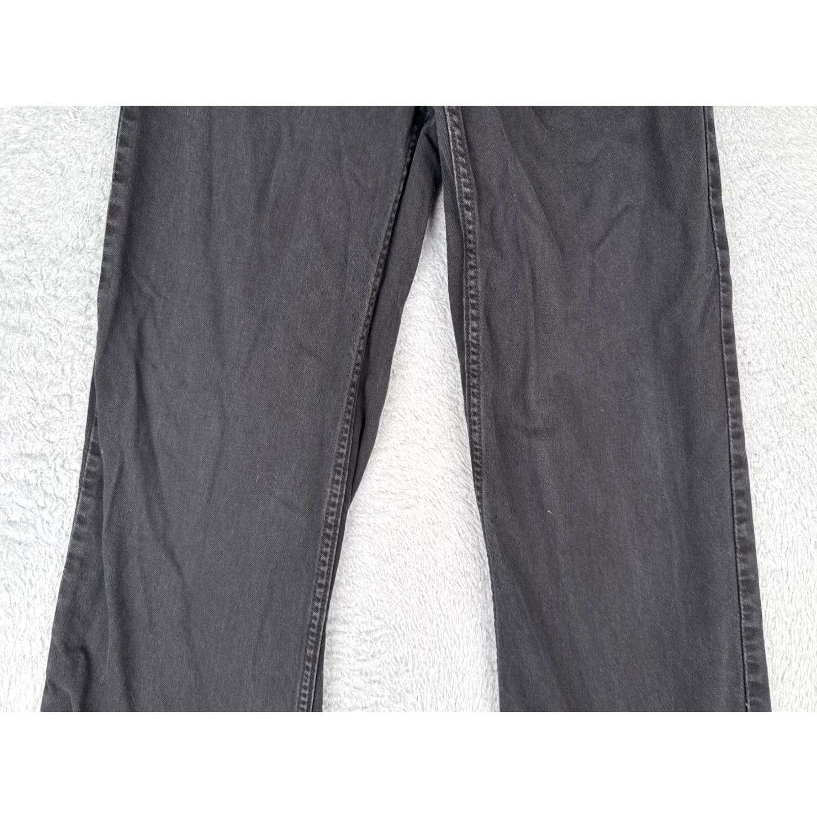 Denime &Denim Jeans Womens 2 Black Denim Wide-Leg Regular Fit High Waist 25x29 Jeans Size 26" / US 2 / IT 38 - 3 Thumbnail