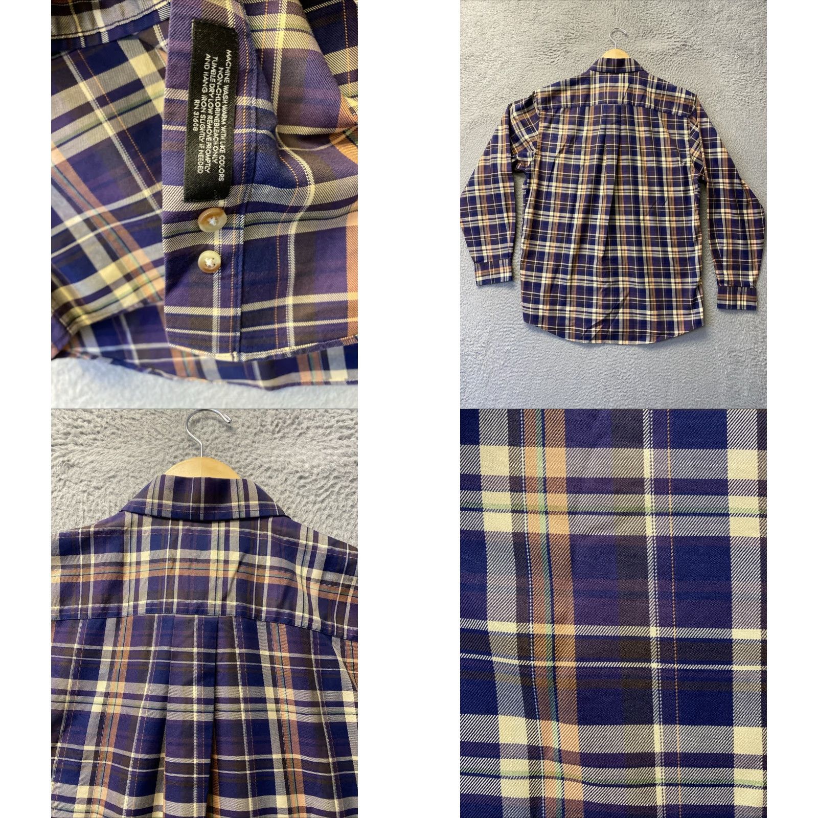 Jos. A. Bank Jos. A. Bank Button Shirt Men’s M Multicolor Plaid Cotton Traveler’s Collection /0596 Size US M / EU 48-50 / 2 - 8 Thumbnail