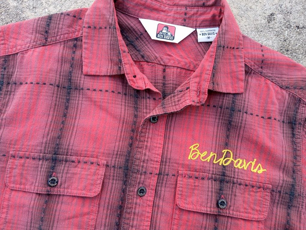 Ben Davis Ben Davis 🛠️ Plaid Shirt 🦍🪡 🧵 Streetwear Workwear Casual Size US S / EU 44-46 / 1 - 1 Thumbnail