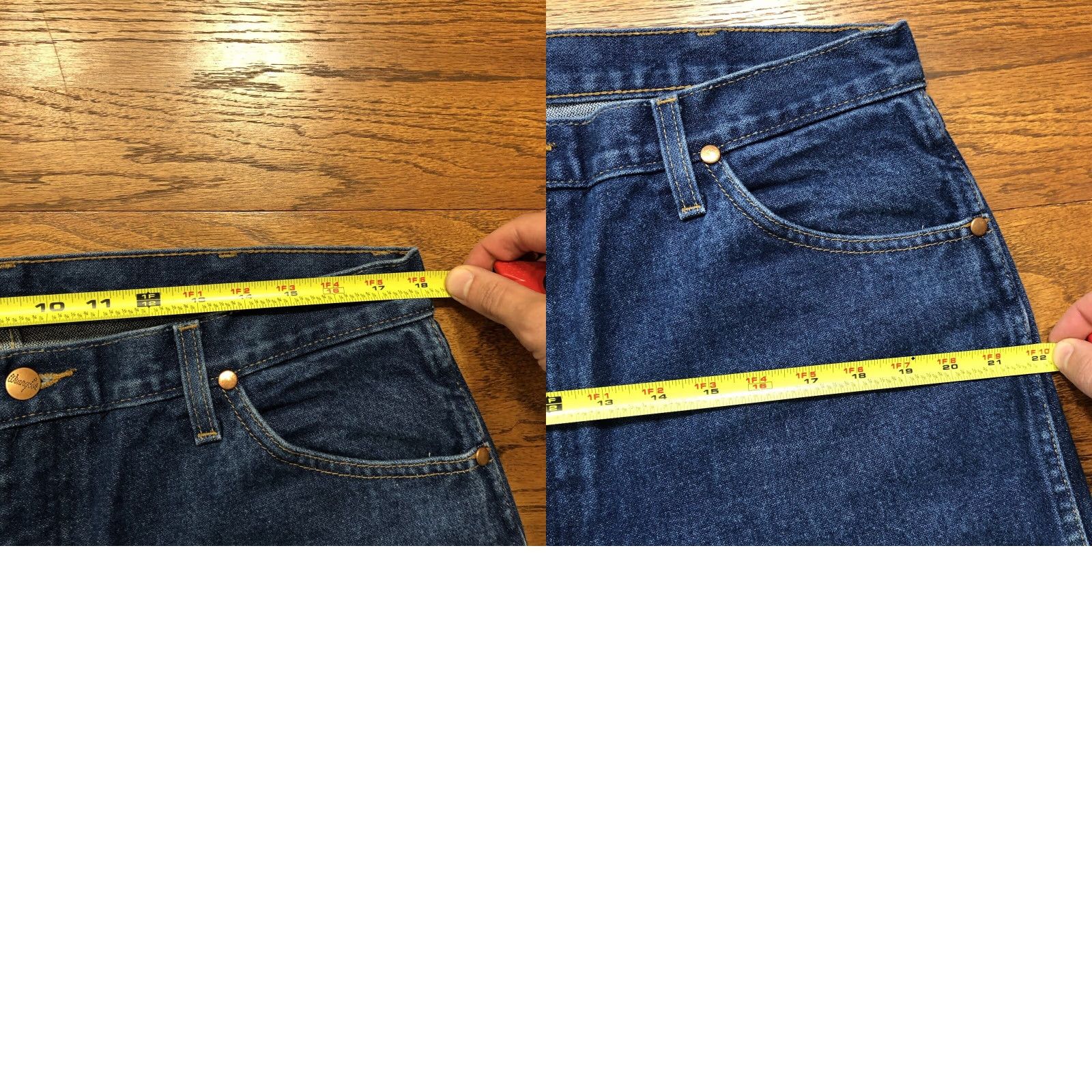 Wrangler VINTAGE Wrangler Cowboy Cut Jeans 36x32 Denim Blue 13MWZ 5-Pocket Logo Embroidered Mens US Cowboy Theme Size US 36 / EU 52 - 9 Thumbnail