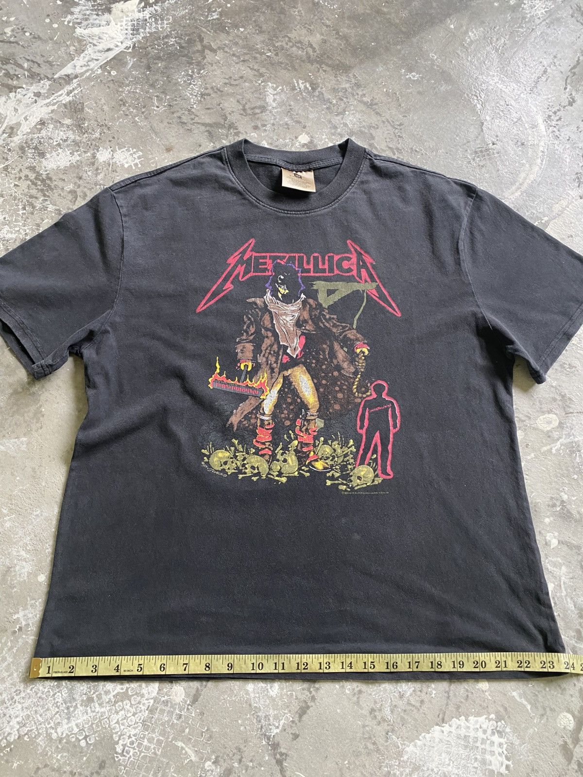 Band Tees × Metallica × Vintage Metallica The Unforgiven Pushead Repro Band Tee Size US M / EU 48-50 / 2 - 11 Thumbnail