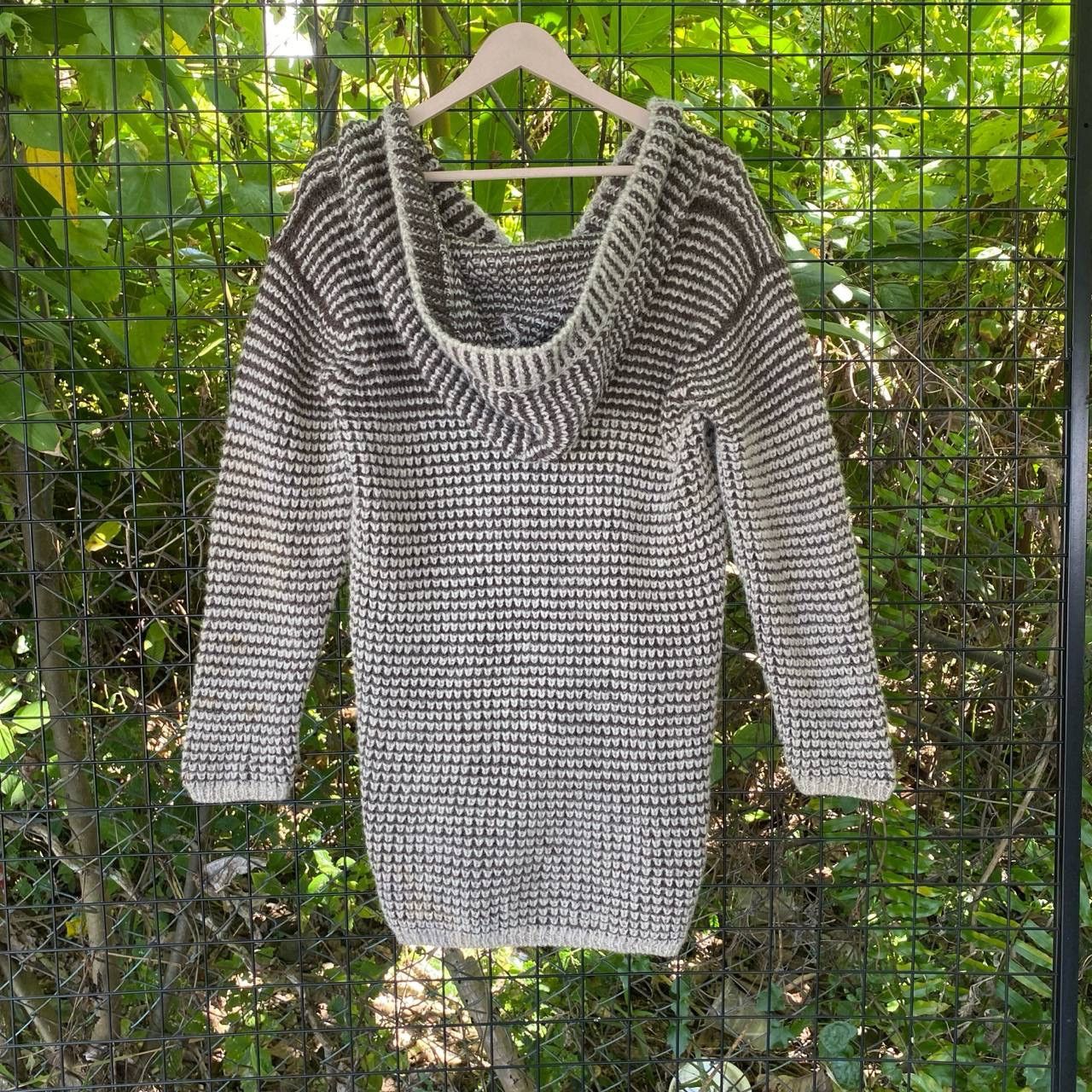 Aran Isles Knitwear Vintage Wool Hand Frame Hoodie Cardigan Jacket Size US M / EU 48-50 / 2 - 7 Thumbnail