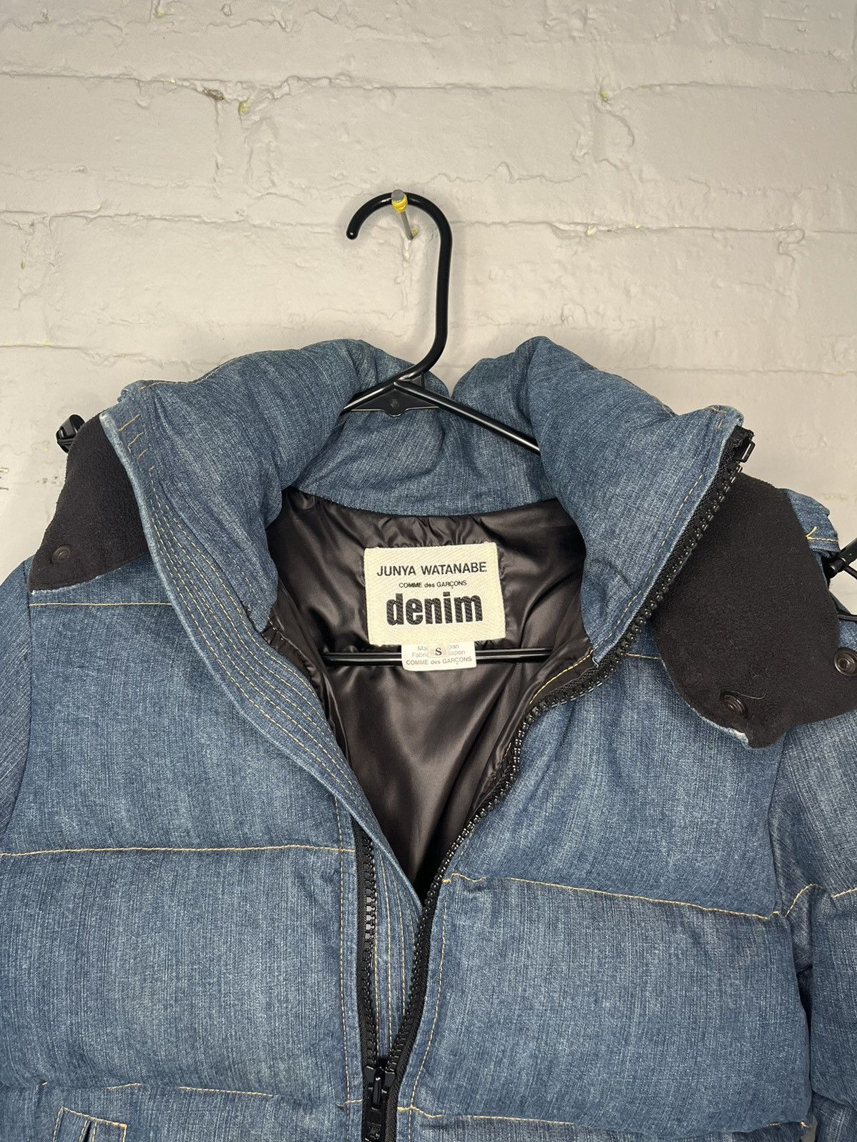 AD2015 Junya Watanabe CDG Denim Puffer Coat