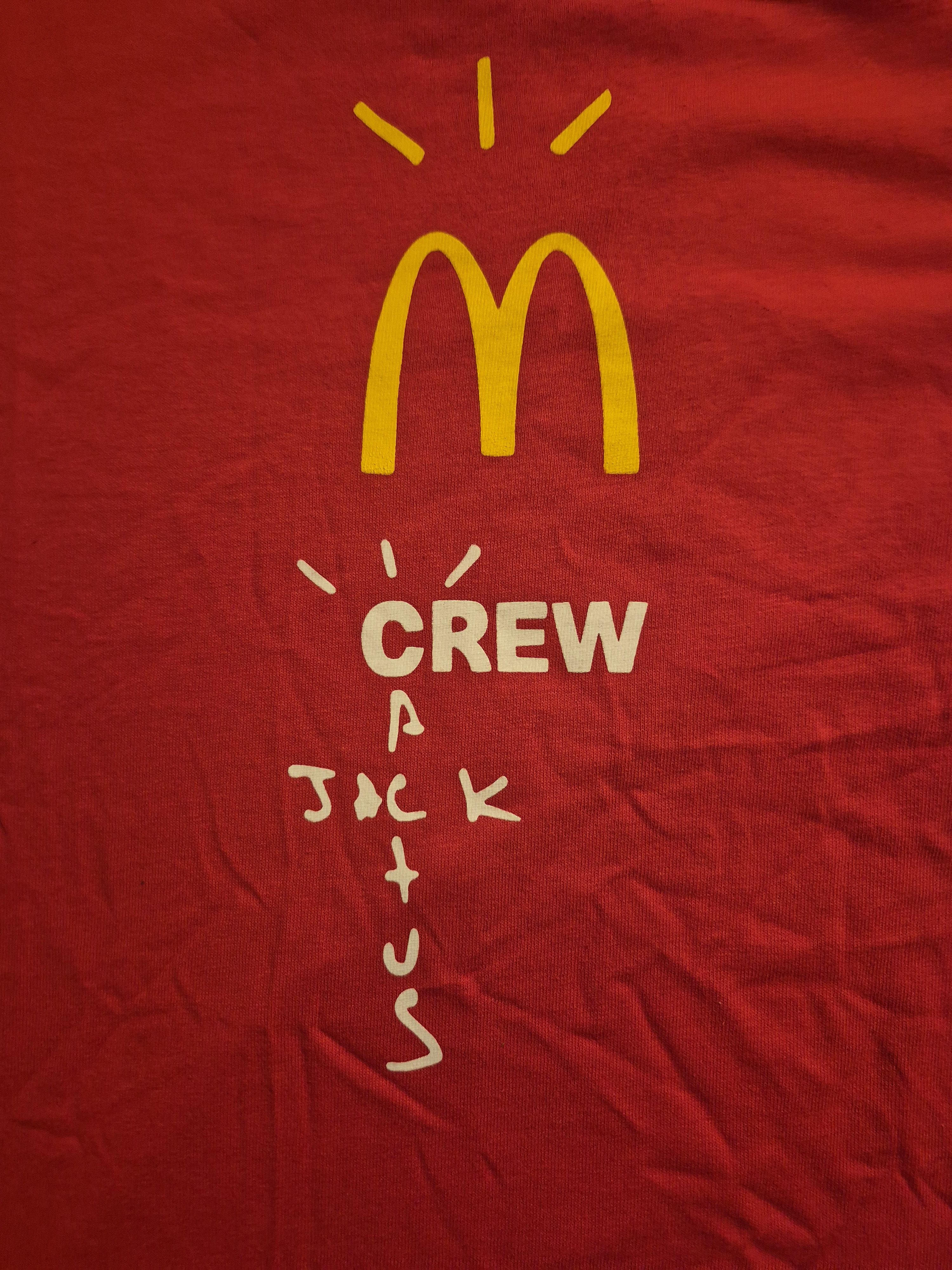 Gildan Cactus Jack McDonalds Crew Tee Size Large L Size US L / EU 52-54 / 3 - 2 Thumbnail