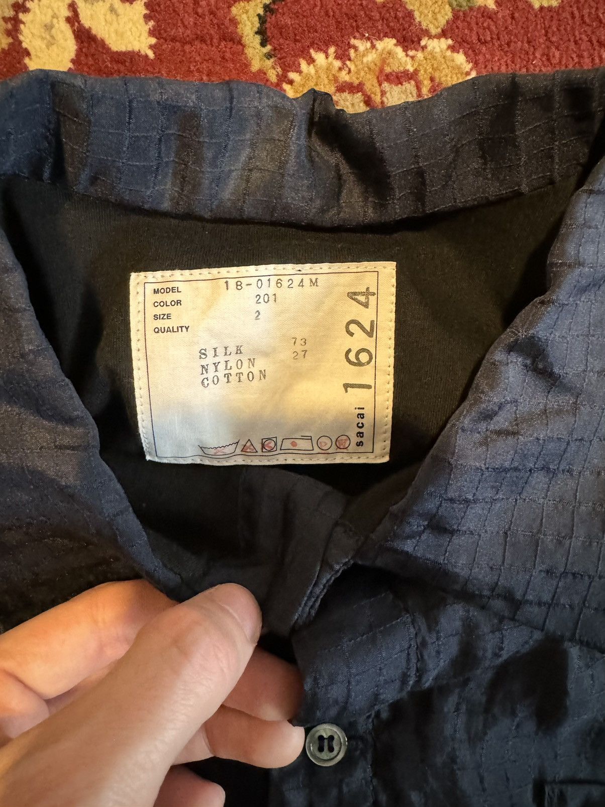 Sacai Sacai Silk Shirt Size US S / EU 44-46 / 1 - 3 Thumbnail