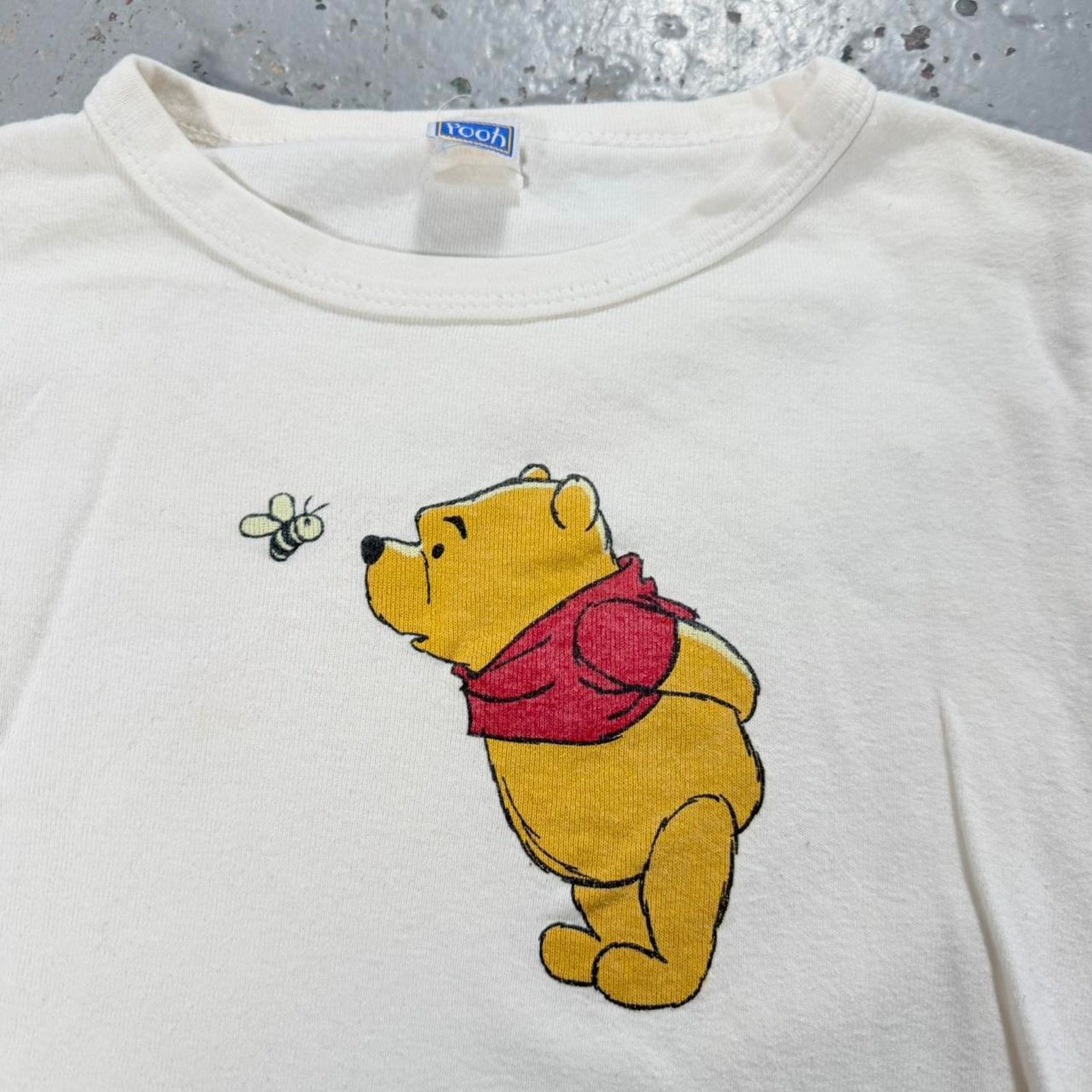 Disney White winnie the pooh Baby Tee Size XS / US 0-2 / IT 36-38 - 3 Thumbnail