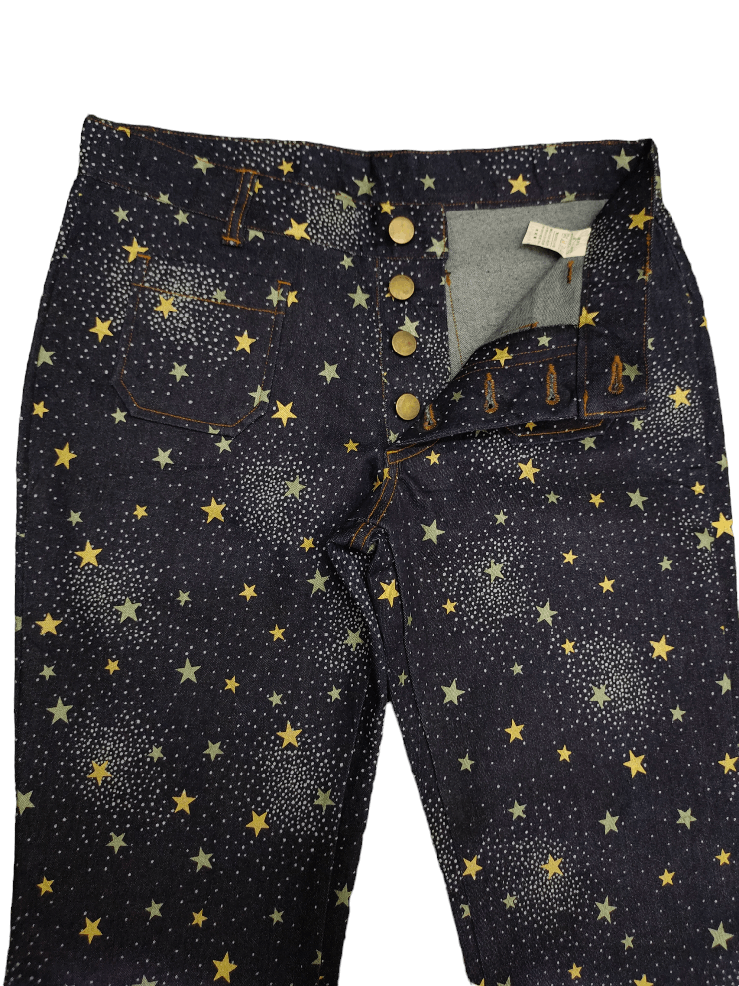 Hysteric Glamour Flare Jeans Stars Galaxy Denim Low Rise Bootcut Bellbottom Size US 30 / EU 46 - 10 Thumbnail