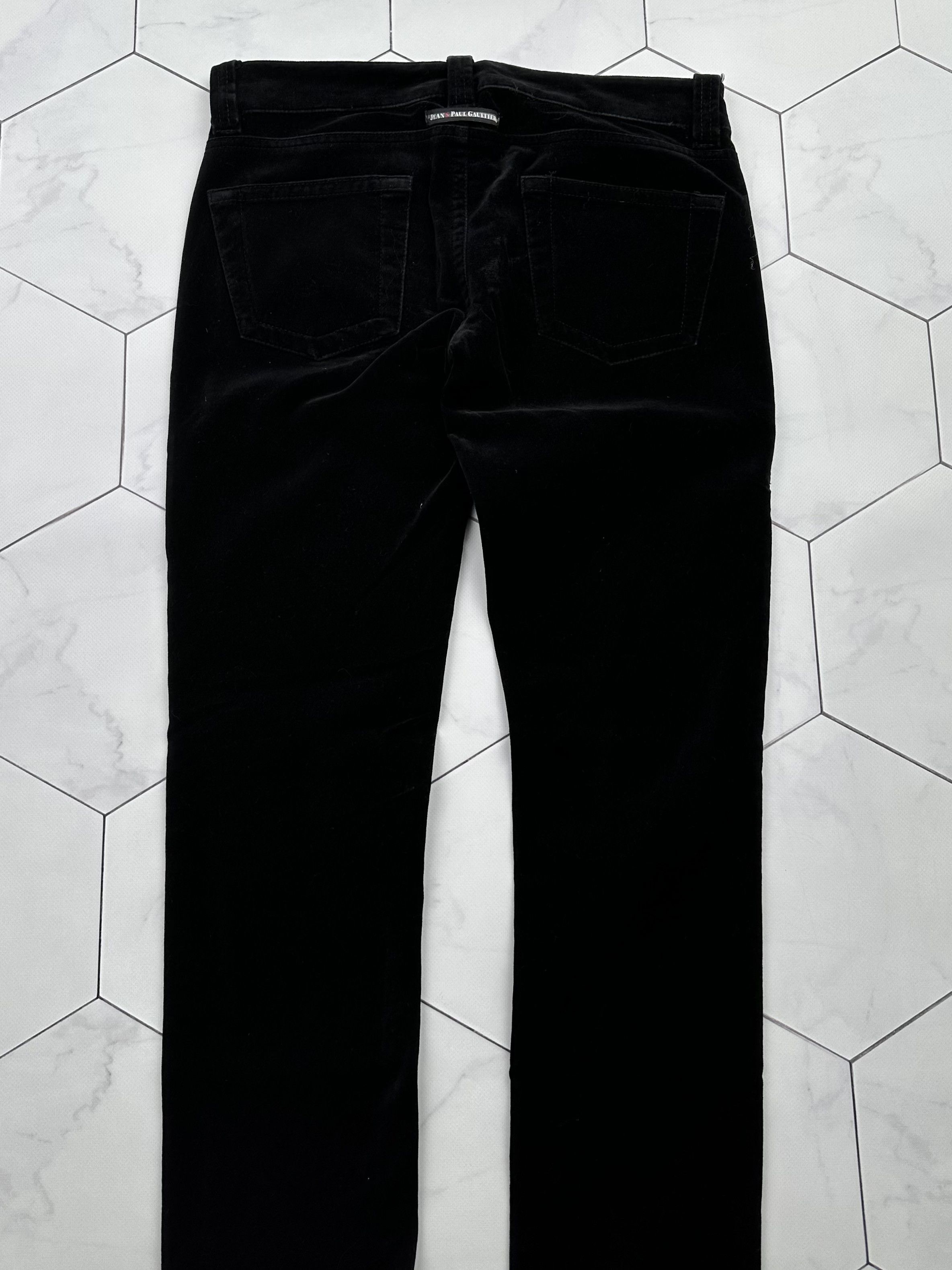 Jean Paul Gaultier Jean Paul Gaultier Vintage Velour Pants (B40) Size 28" / US 6 / IT 42 - 9 Thumbnail