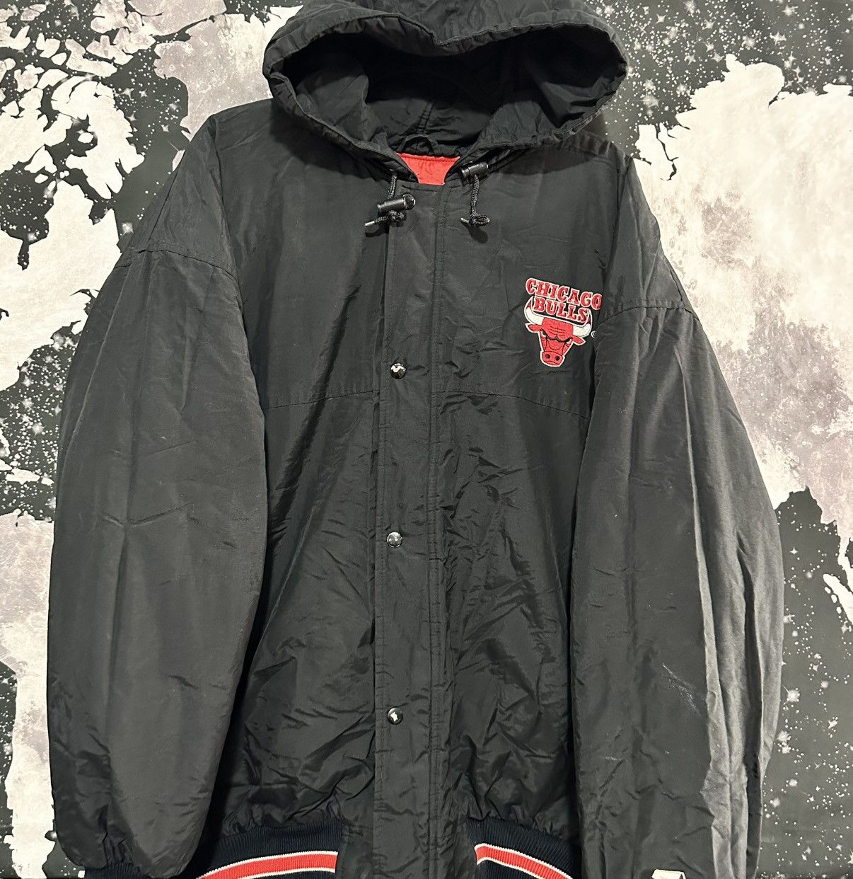 Starter Chicago Bulls Basketball Team Starter jacket Size US XXL / EU 58 / 5 - 4 Thumbnail