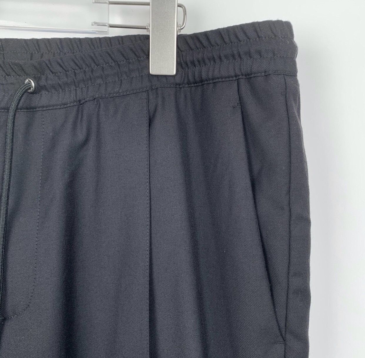 Dior Dior lace up black wool casual pants and sweatpants2412- Size US 42 / EU 58 - 3 Thumbnail