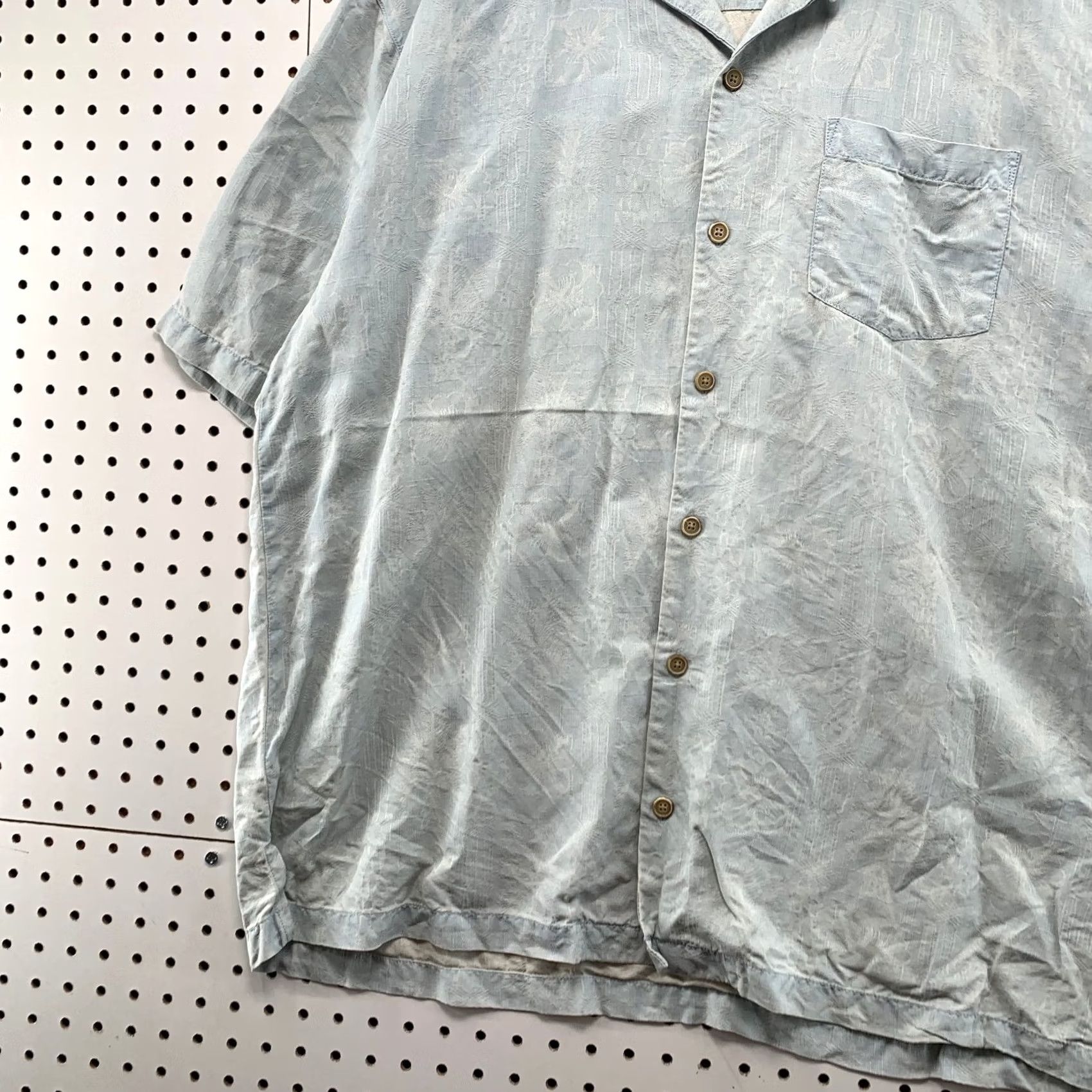 Tommy Bahama Tommy Bahama Silk Button Shirt Mens XL Blue All Over Floral Print Shirt Size US XL / EU 56 / 4 - 5 Thumbnail