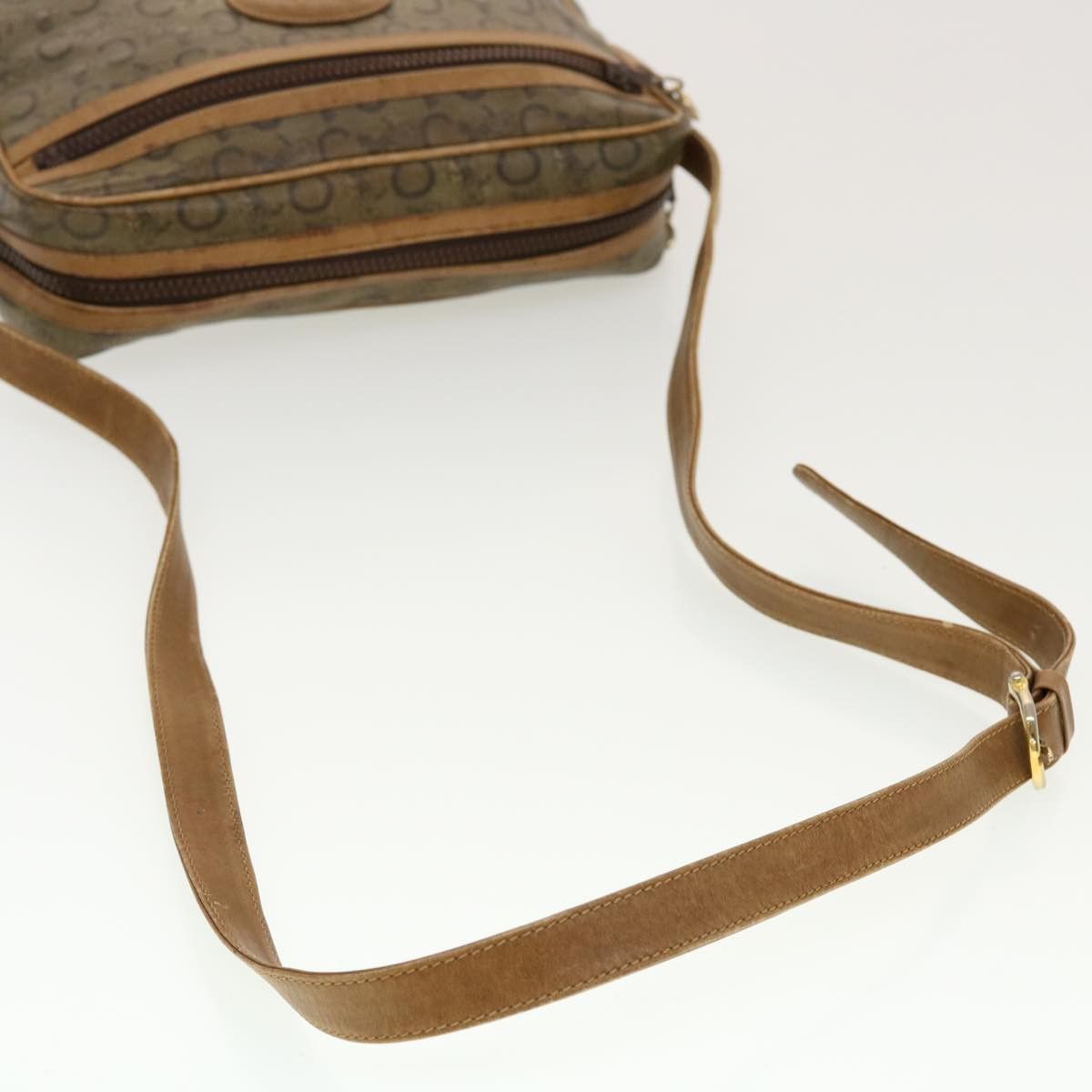 Celine CELINE C Macadam Canvas Shoulder Bag Beige Size ONE SIZE - 7 Thumbnail