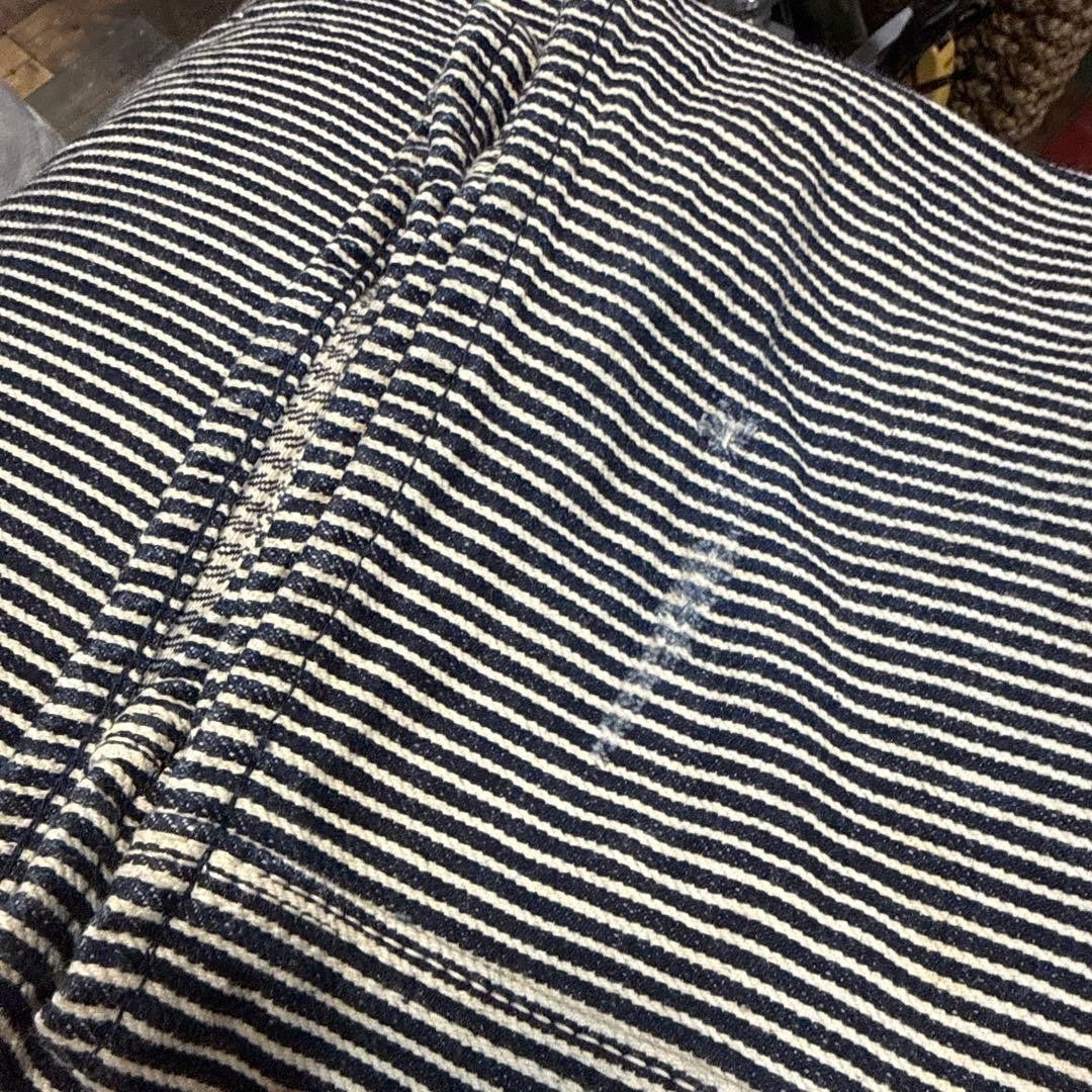 Samurai Jeans SAMURAI JEANS Hickory Painter Pants Bluee / White W38 Size US 35 - 10 Thumbnail