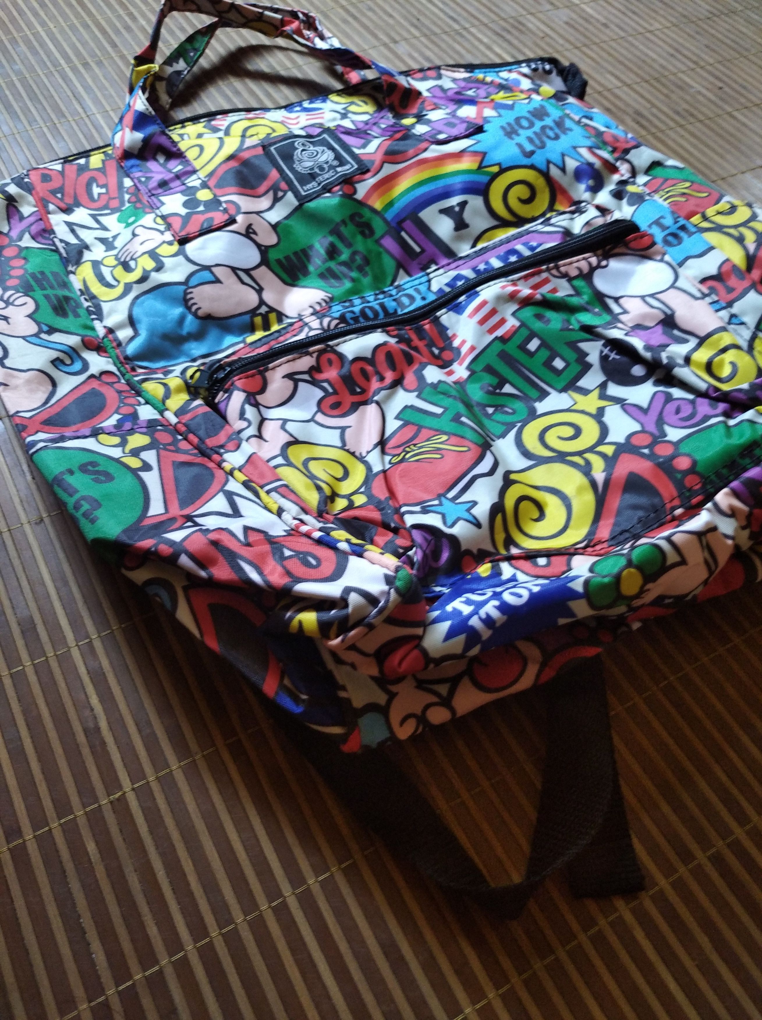 Blackjack × Hysteric Glamour × Japanese Brand Hysteric Mini fullprint magazine backpack tote bag like new Size ONE SIZE - 3 Thumbnail