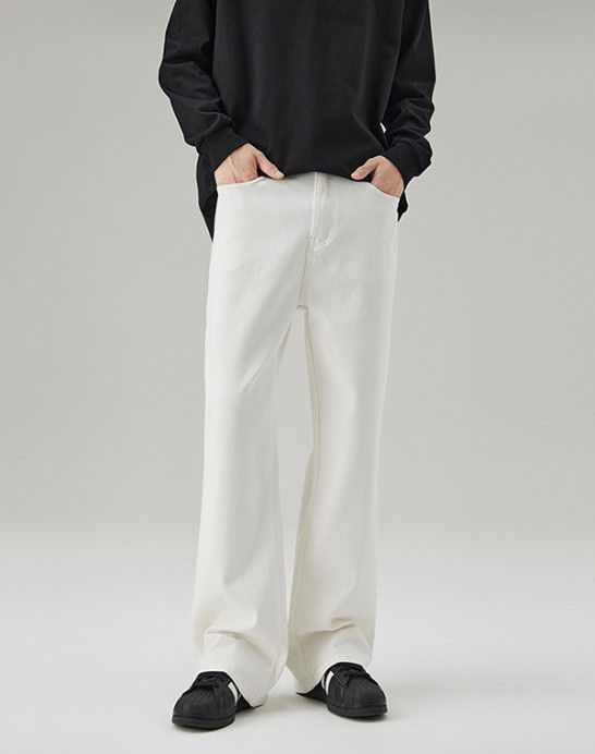 Japanese Brand Japanese style retro men's loose casual flared jeans Size US 32 / EU 48 - 1 Thumbnail