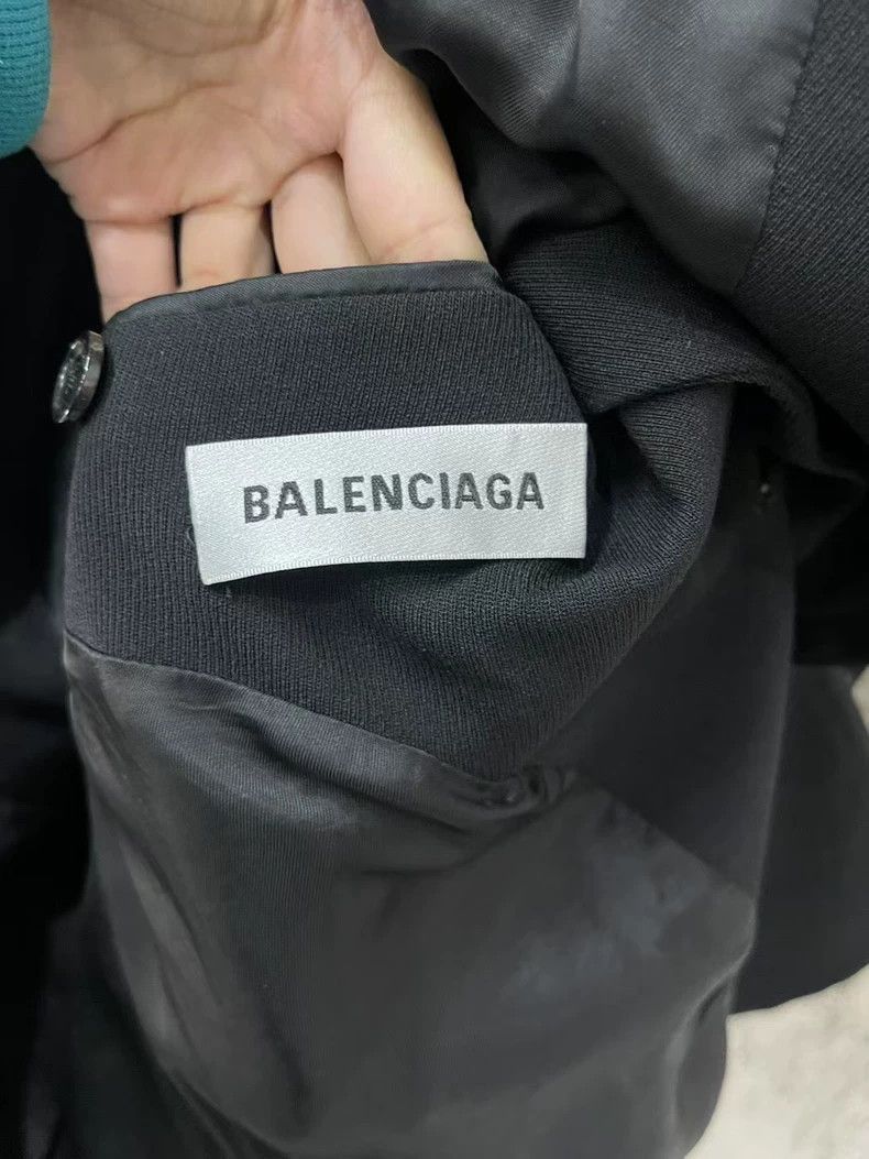 Balenciaga Balenciaga Black Printed Sleeve Label Suit-2506 Size US M / EU 48-50 / 2 - 6 Thumbnail