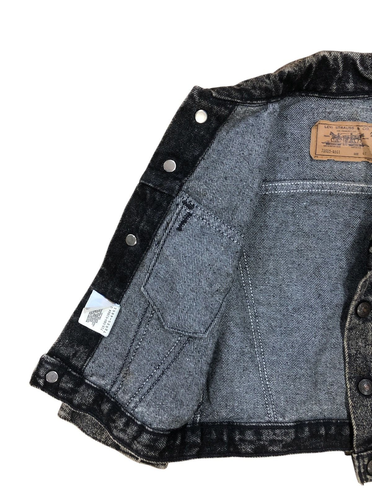 Levi's Little Levis Denim Jacket For Frame Collection Size US XXS / EU 40 - 11 Thumbnail