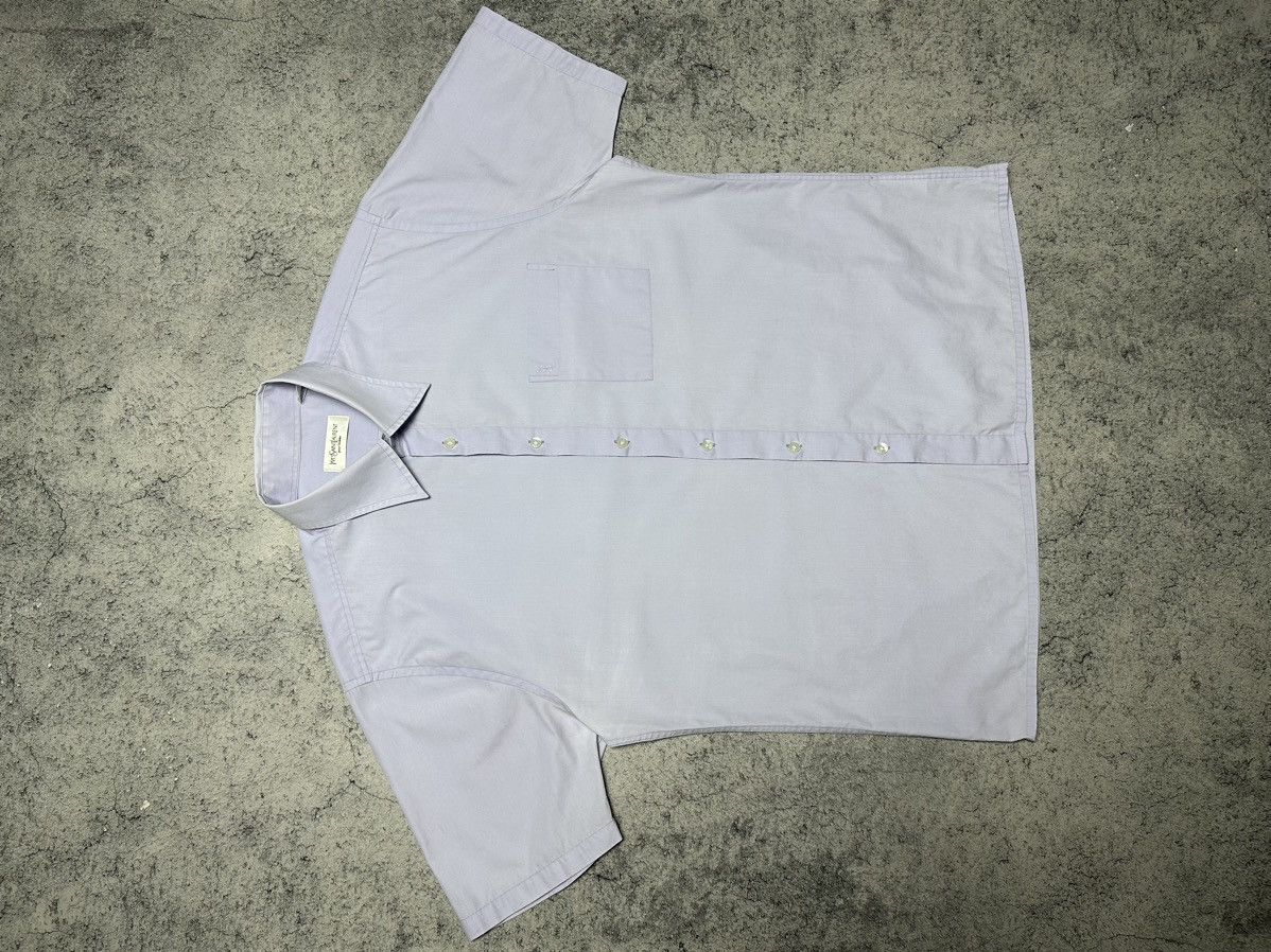 Yves Saint Laurent Vintage Yves Saint Laurent YSL Short Sleeve Shirt Size US L / EU 52-54 / 3 - 5 Thumbnail