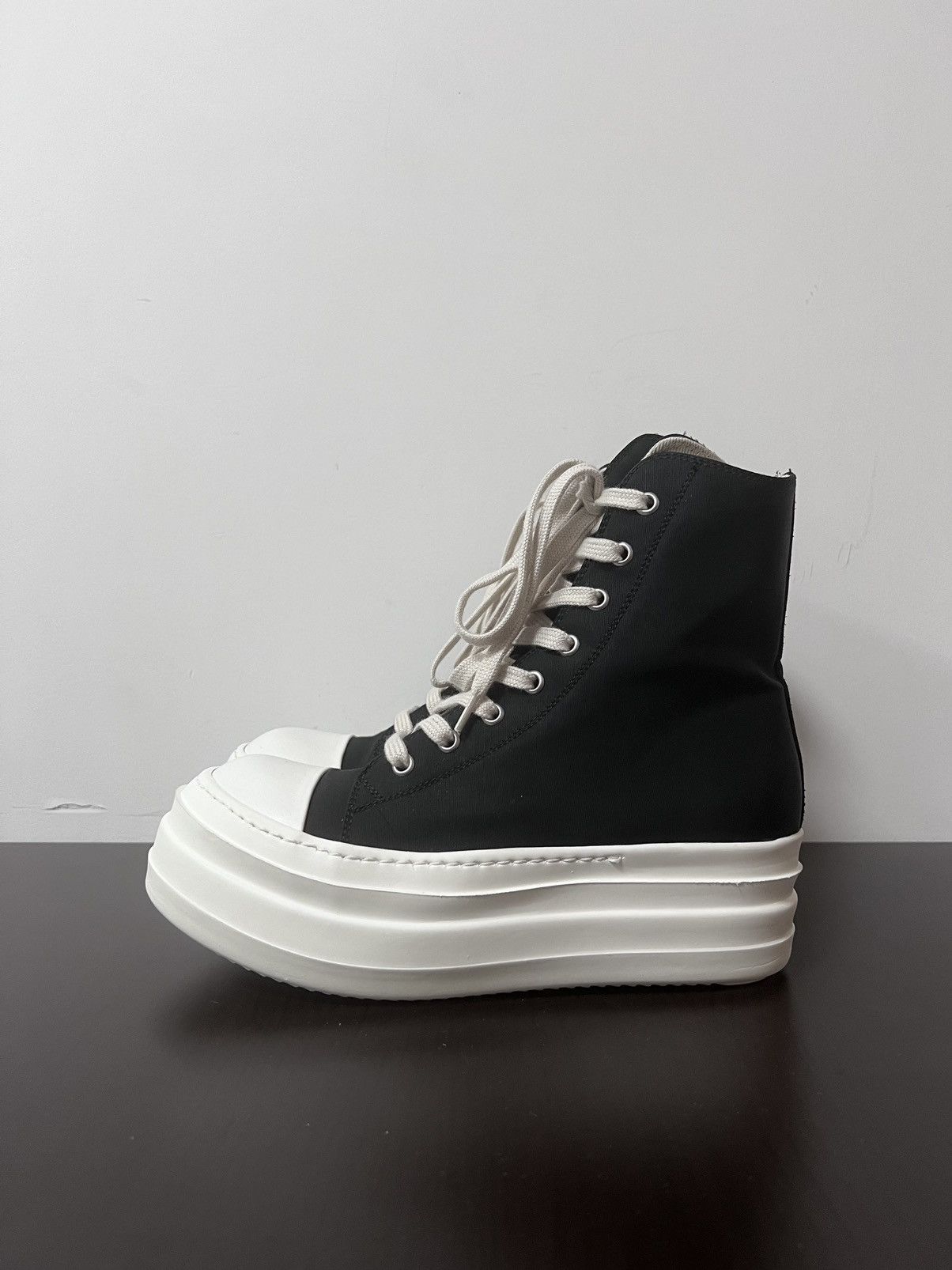 Rick Owens Drkshdw Rick owens drkshdw double bumper ramones Size US 7.5 / IT 37.5 - 2 Thumbnail