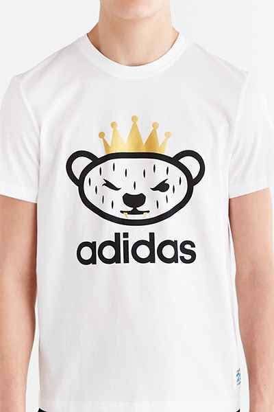 Adidas × Nigo Adidas Originals X Nigo Bear 25th Anniversary White Tee Size US M / EU 48-50 / 2 - 12 Thumbnail