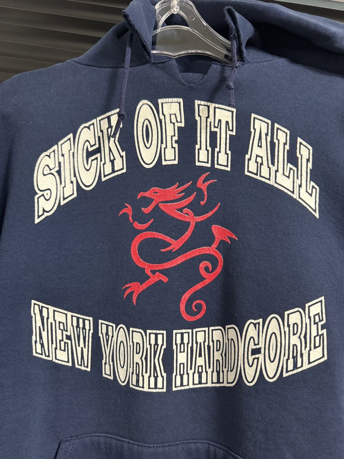 Band Tees Vintage 90s Sick Of It All Hoodie Size US XL / EU 56 / 4 - 3 Thumbnail