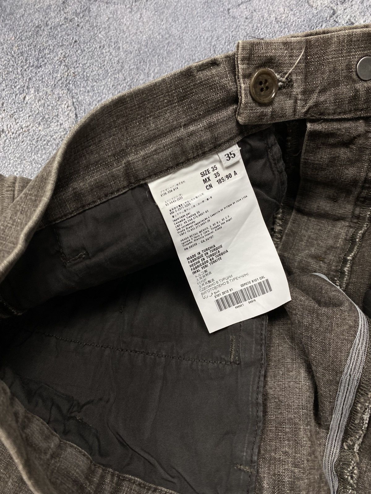 Prada Prada Milano Tight Fit Rare Washed Cotton Jeans Pants Size US 35 - 9 Thumbnail