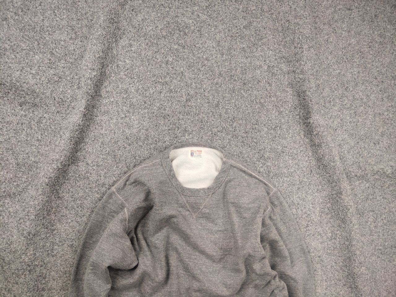 The Real McCoy's Joe Japan Ball Park Crew Neck Sweatshirt