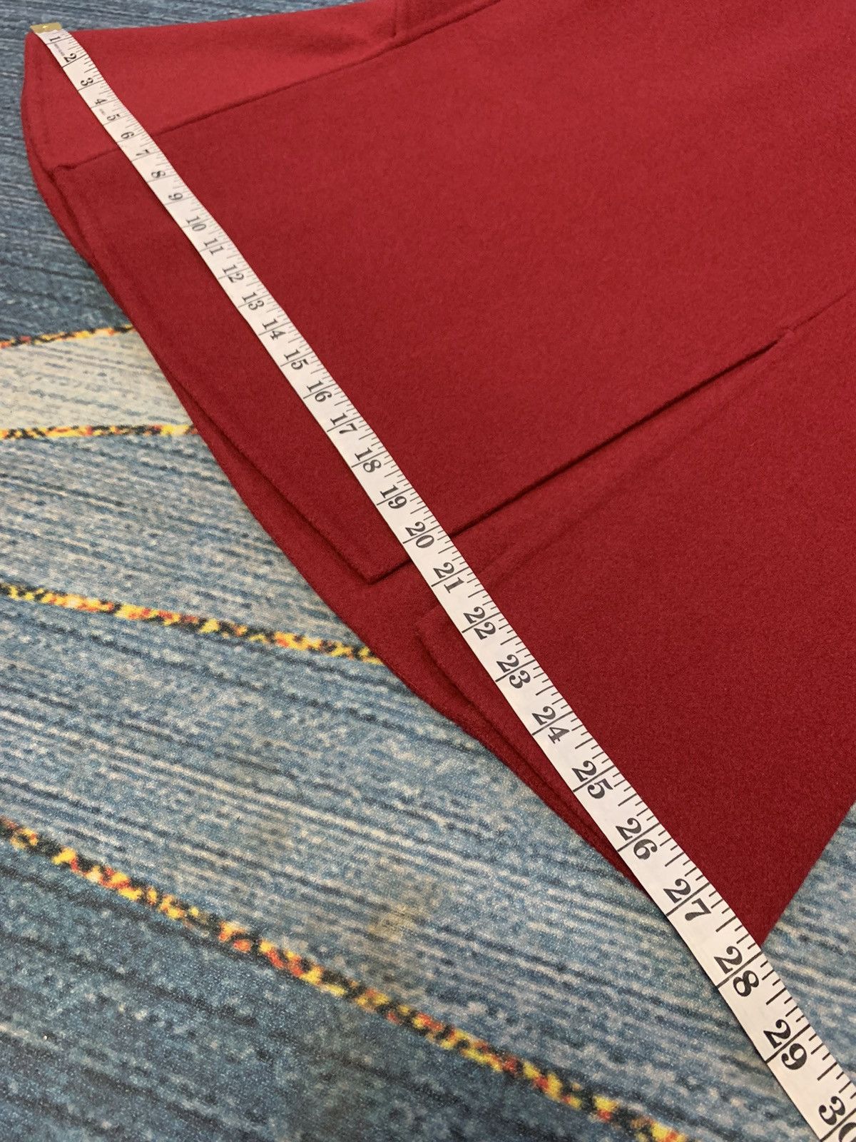 Jil Sander × Uniqlo UNIQLO x JIL SANDER +J Midi Skirt Red New Wool Blend Size 30" / US 8 / IT 44 - 16 Thumbnail