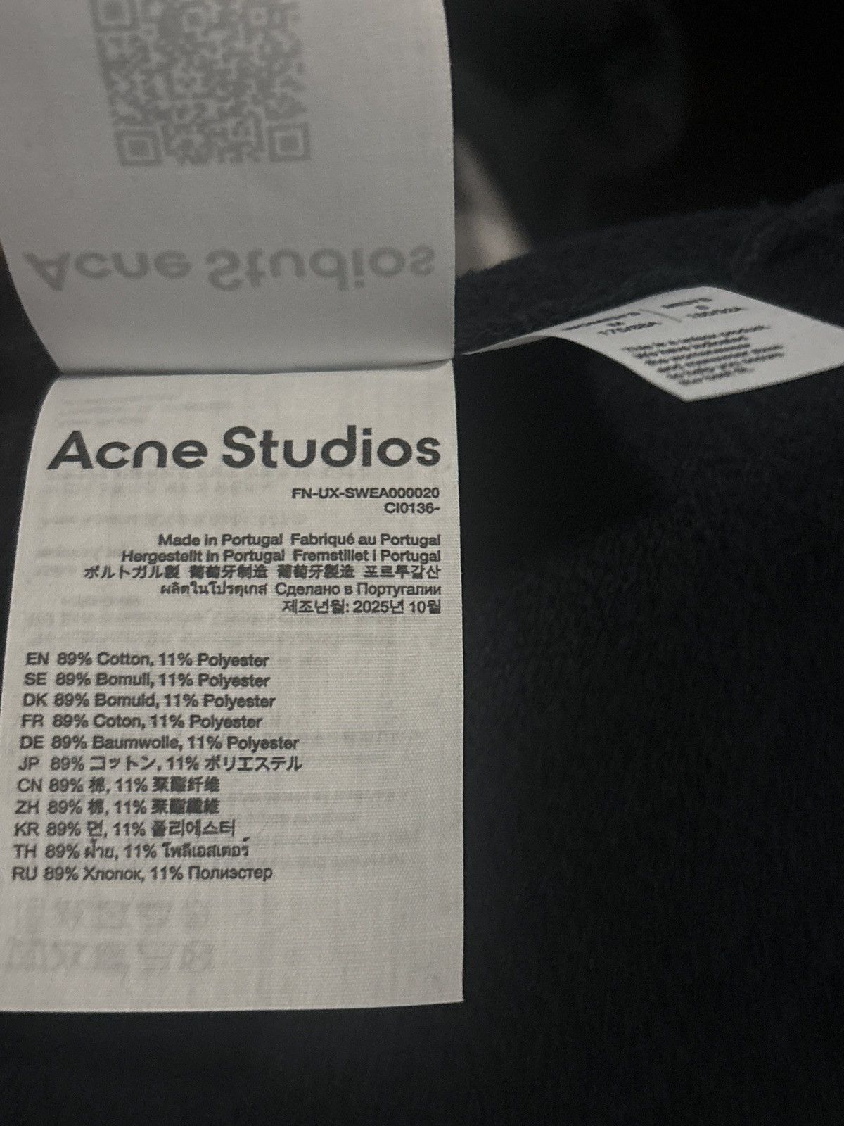 Acne Studios Acne Studios Back-Printed Hoodie Size US S / EU 44-46 / 1 - 6 Thumbnail