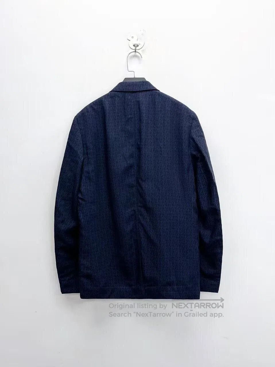 Fendi Fendi Dark Blue Double F Monogram Suit. Size US L / EU 52-54 / 3 - 2 Thumbnail