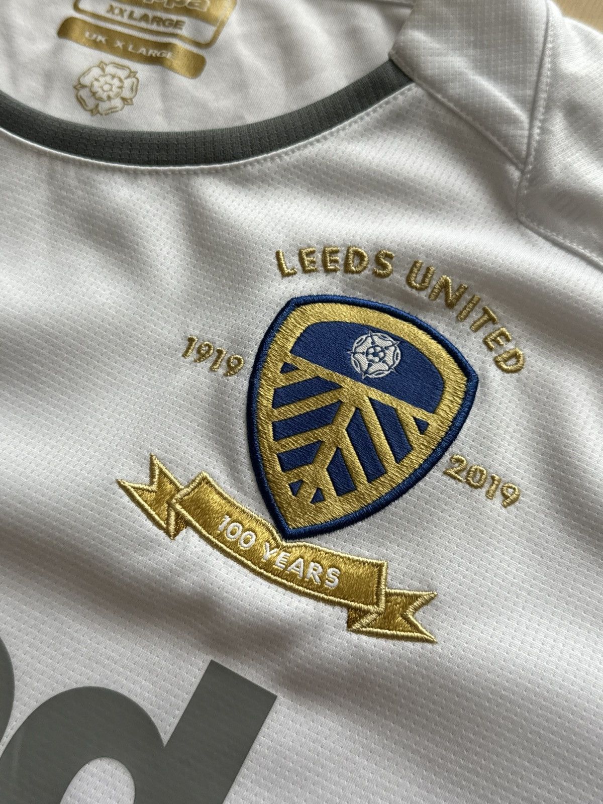 Kappa 2019 Kappa leeds united 100 anniversary home soccer jersey Size US XXL / EU 58 / 5 - 4 Thumbnail