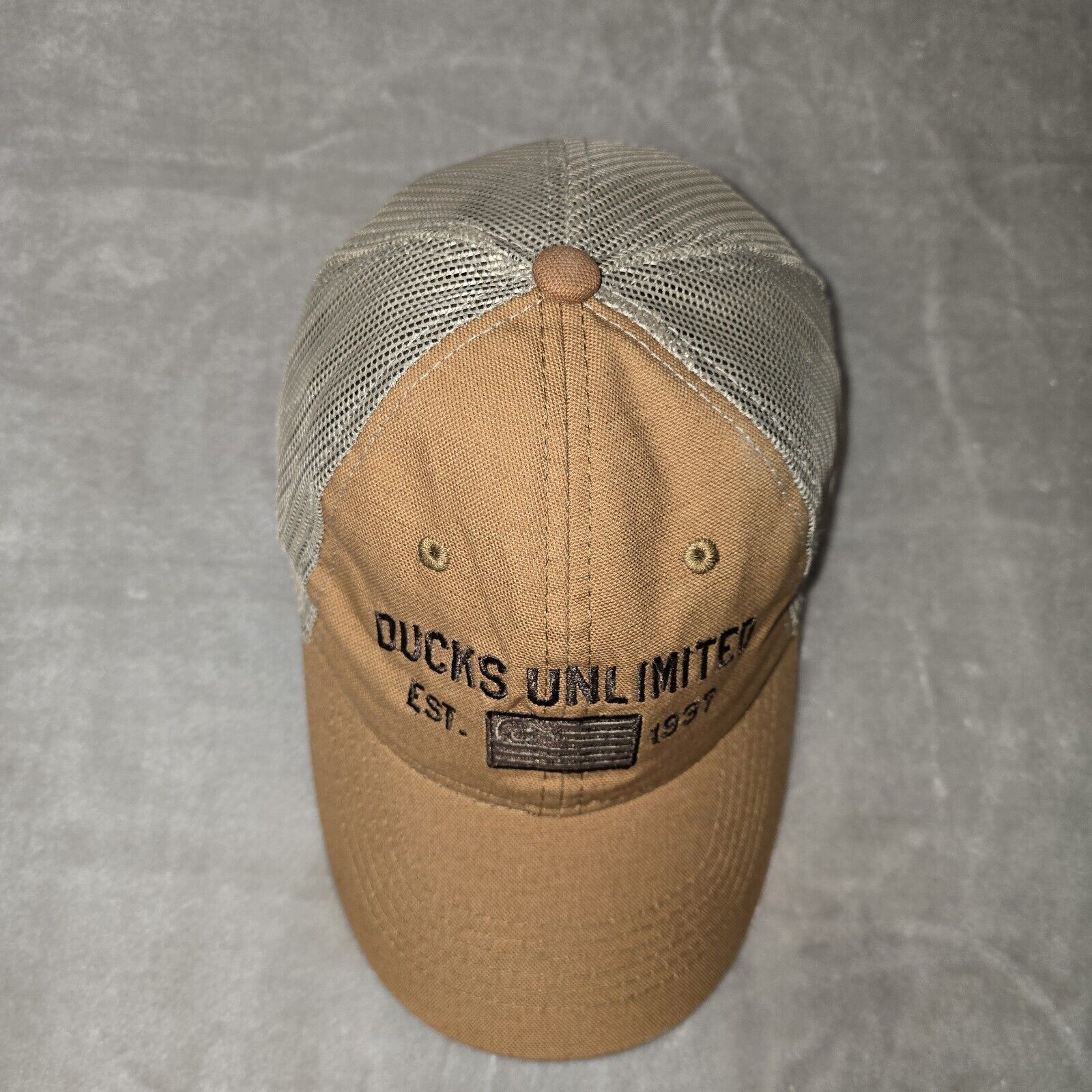Other Ducks Unlimited Brown Trucker Hat Hunting Snapback EST. 1937 Size ONE SIZE - 5 Thumbnail