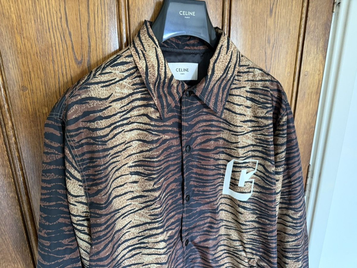 Celine $1.9k Celine tiger animal logo print coach jacket S M L Hedi Size US M / EU 48-50 / 2 - 13 Thumbnail