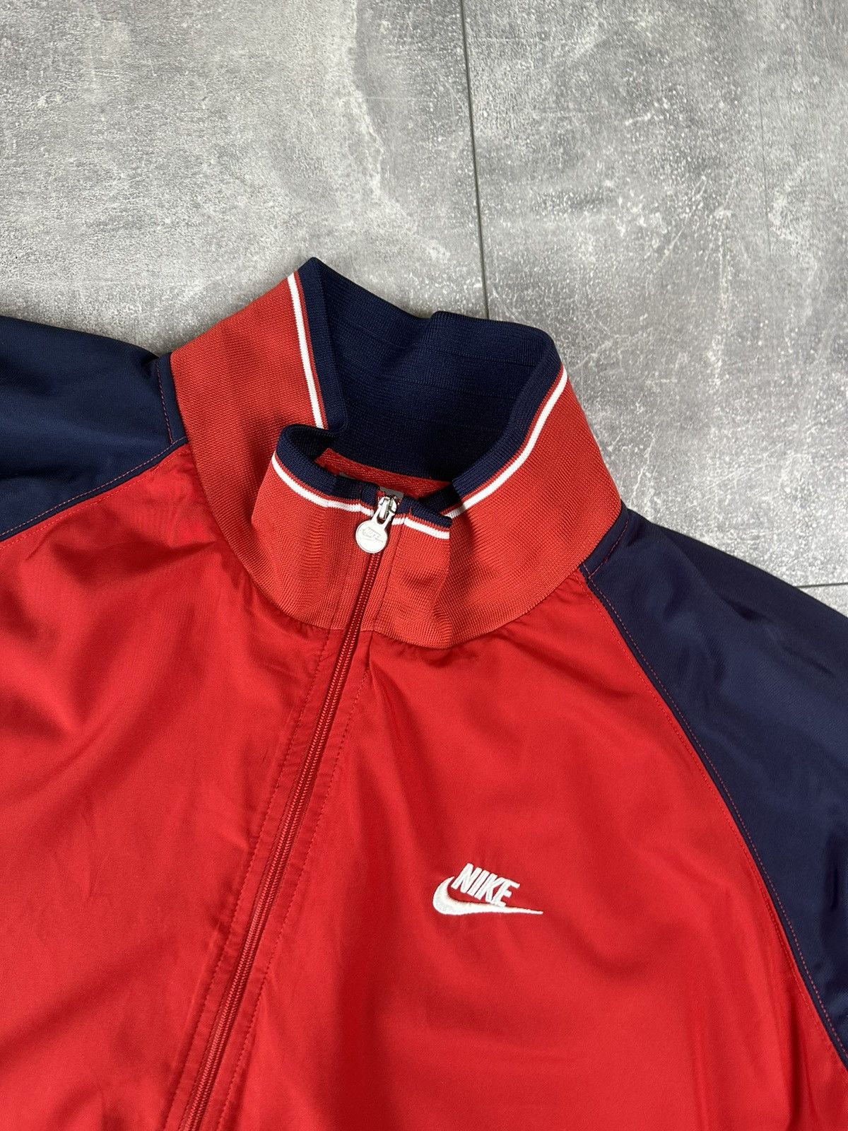 Nike Nike Track-Top Small Swoosh Full Zip Up Light Jacket Size US XXL / EU 58 / 5 - 8 Thumbnail