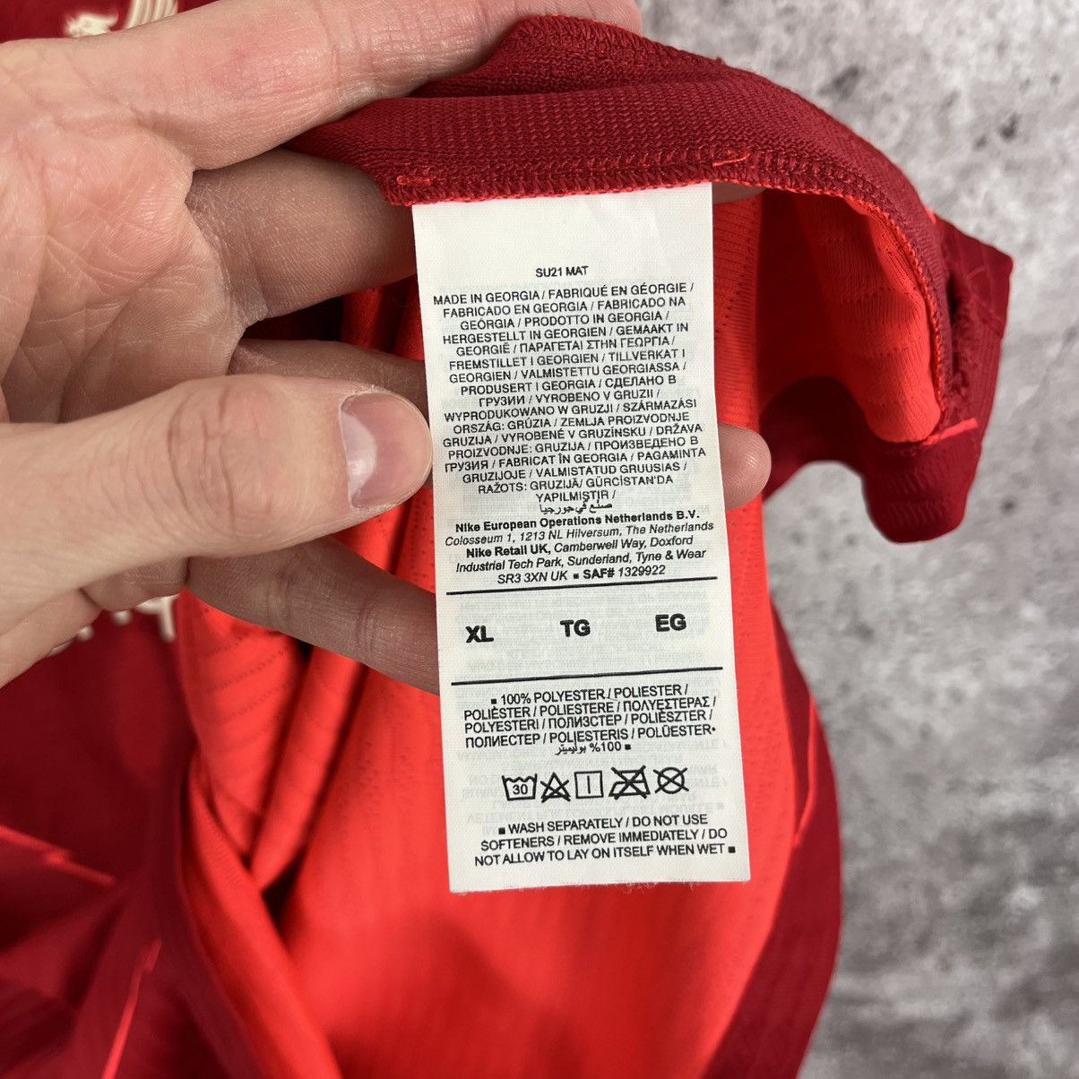 Nike Nike Liverpool 2021/2022 Dri-Fit ADV Home Jersey Size XL Size US XL / EU 56 / 4 - 13 Thumbnail