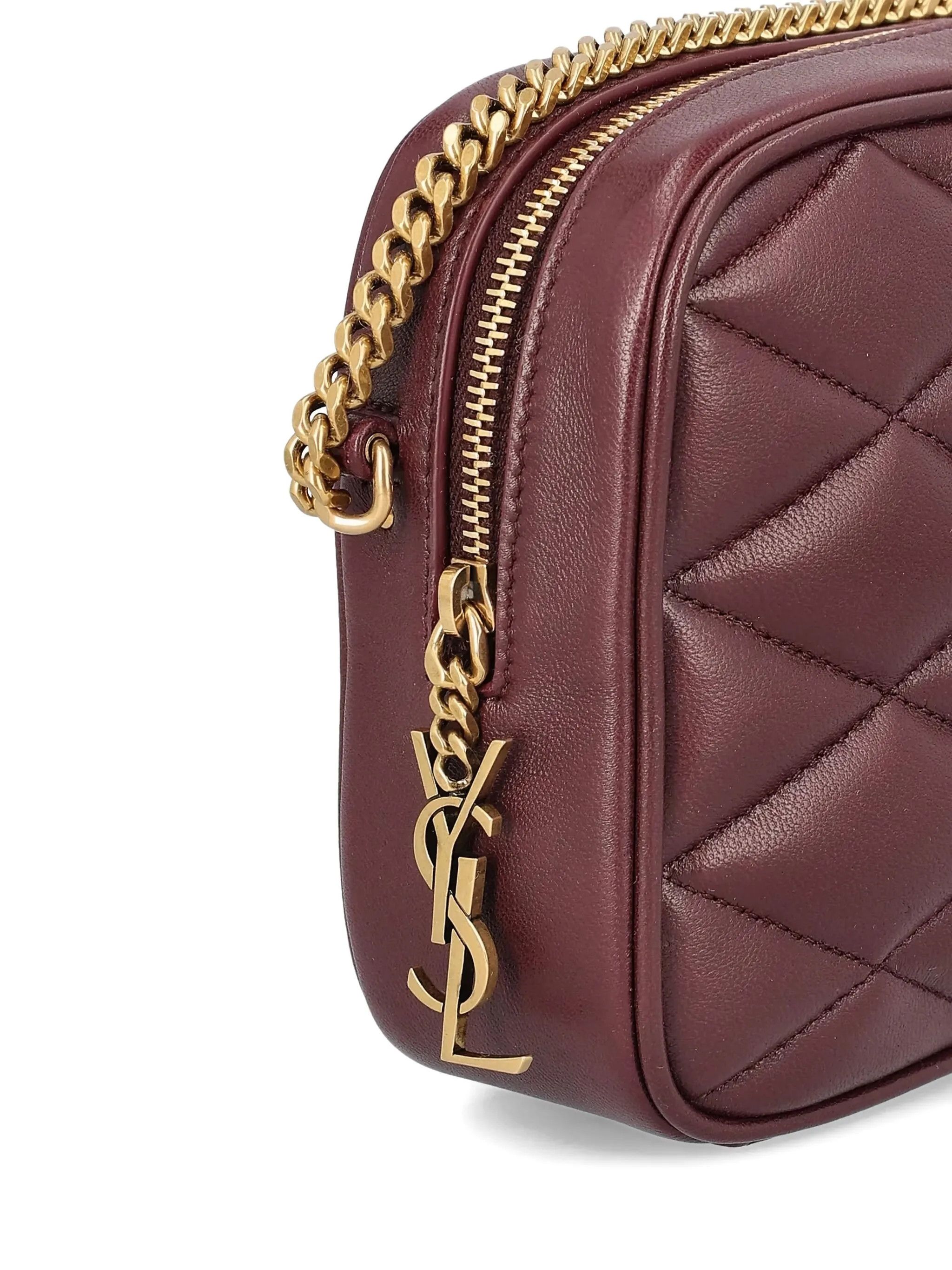Saint Laurent Paris os11x0526 Size: OS / Gaby Camera Bag in Burgundy Size ONE SIZE - 4 Thumbnail