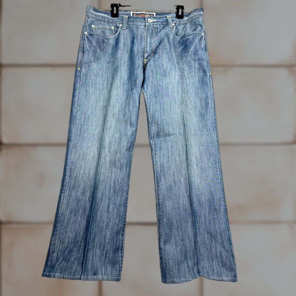 Levi's VINTAGE Levi's 527 Jeans Bootcut 36x30 Denim Blue Grunge 5-Pocket Design Mens Jeans Size US 36 / EU 52 - 1 Thumbnail