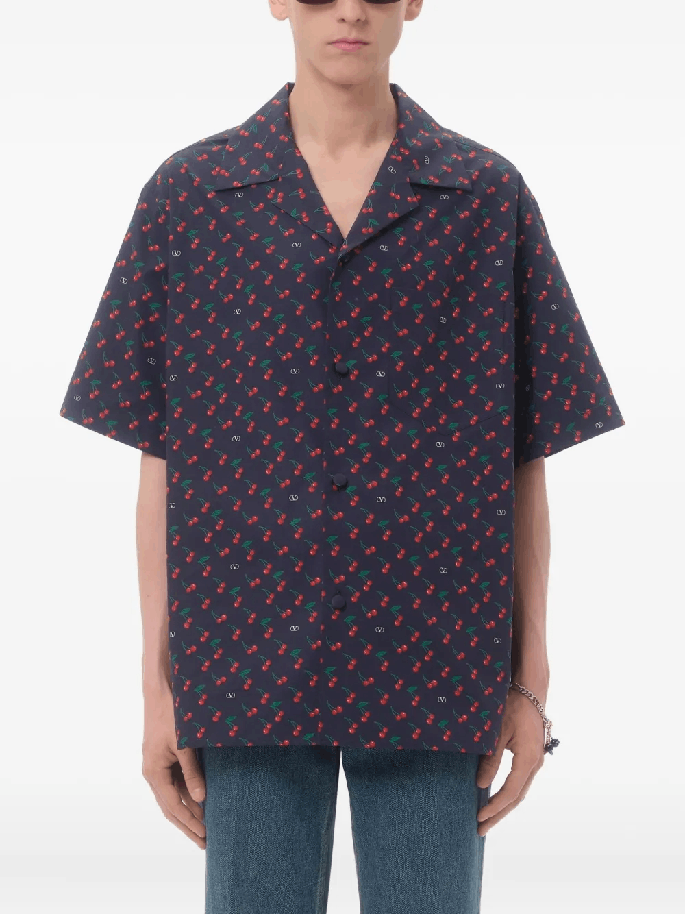 Other Floral Print Relaxed Shirt | Blue Size US XL / EU 56 / 4 - 1 Thumbnail