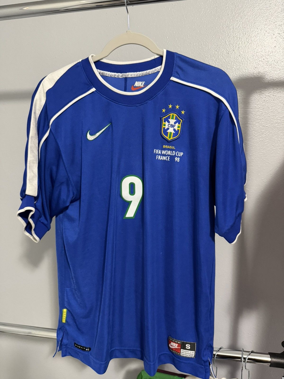 Nike R9 Brazil Final 1998 Jersey