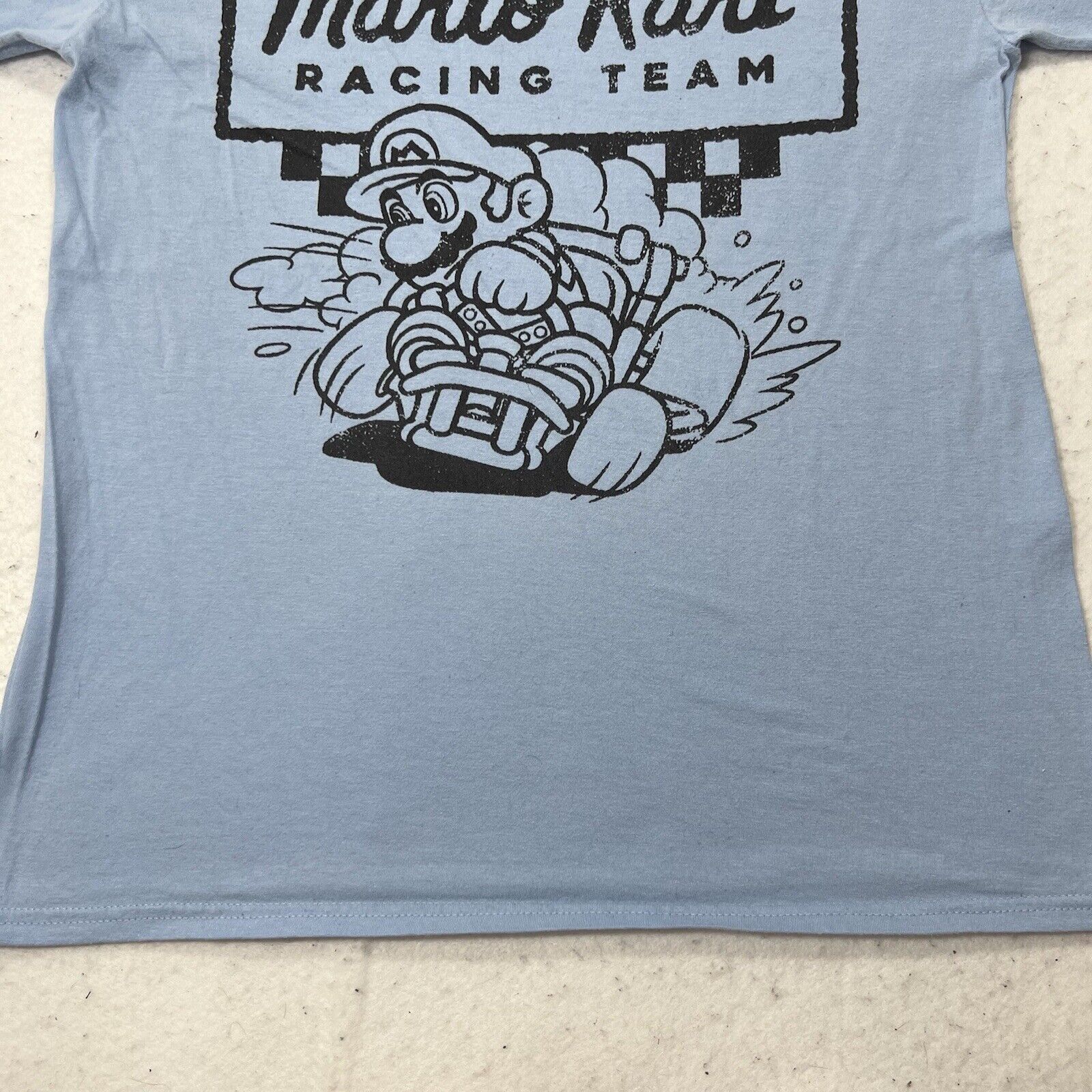 Nintendo Nintendo Small Mario Kart Racing Team Blue Graphic T Shirt Size US S / EU 44-46 / 1 - 7 Thumbnail