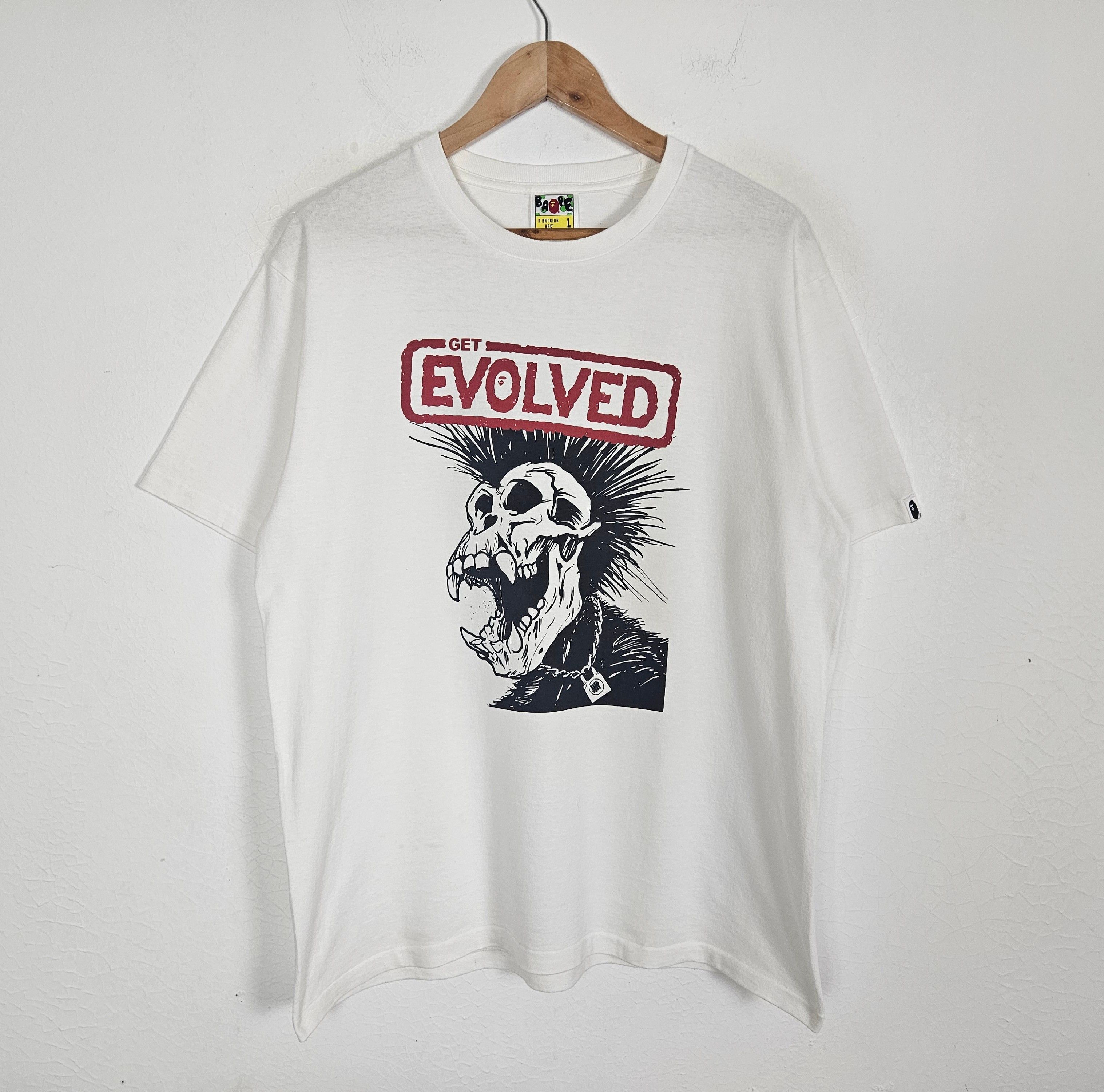 Bape × Undefeated A Bathing Ape BAPE x Undefeated Get Evolved exploited shirt Size US L / EU 52-54 / 3 - 2 Thumbnail
