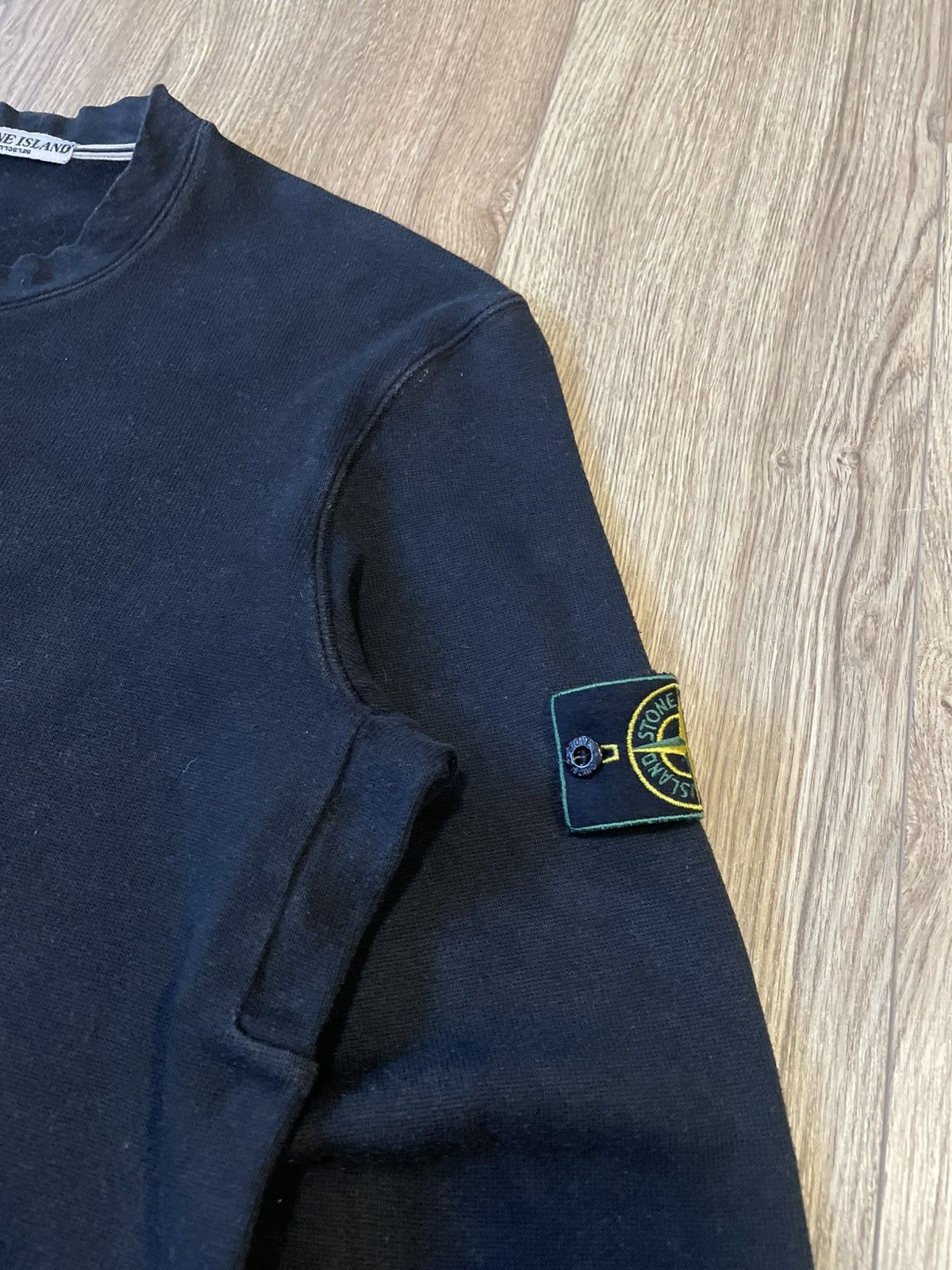 Stone Island Vintage Stone Island Black Sweatshirt 2007ss Size US L / EU 52-54 / 3 - 6 Thumbnail