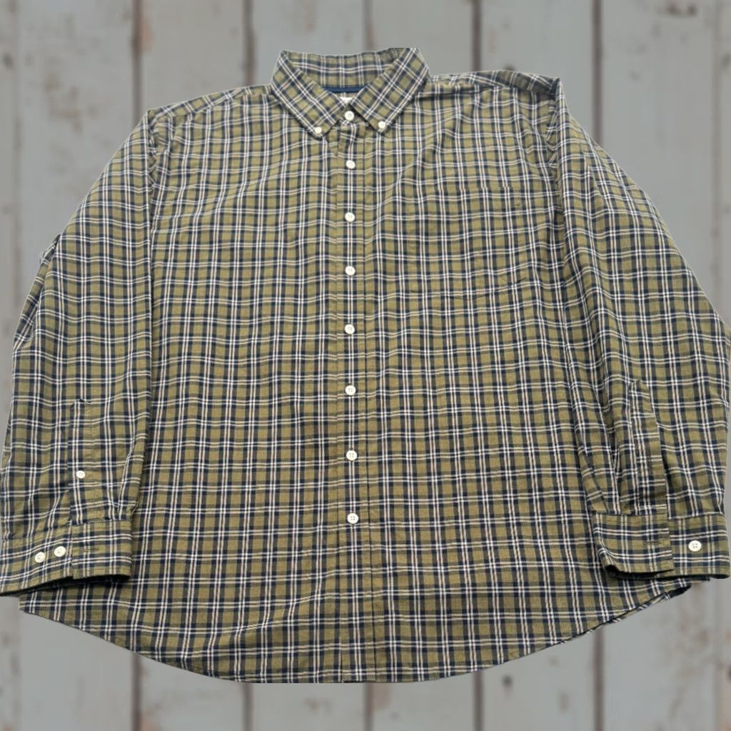 Croft & Barrow Croft & Barrow Long Sleeve Button Up Mens Large Blue Check Cotton Shirt 2955 Size US L / EU 52-54 / 3 - 1 Thumbnail